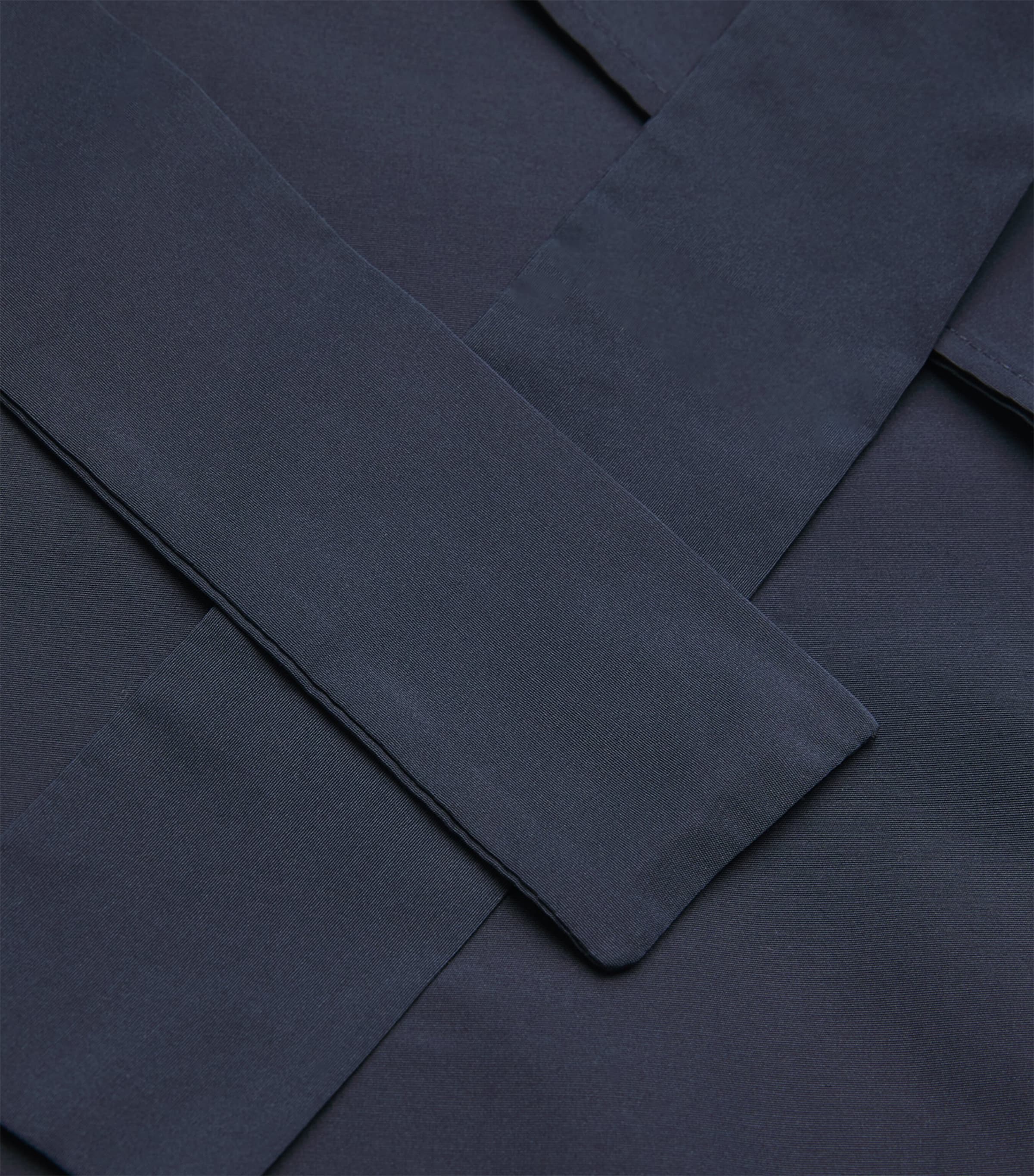 Taffeta Belted Mini Dress NAVY Image 4