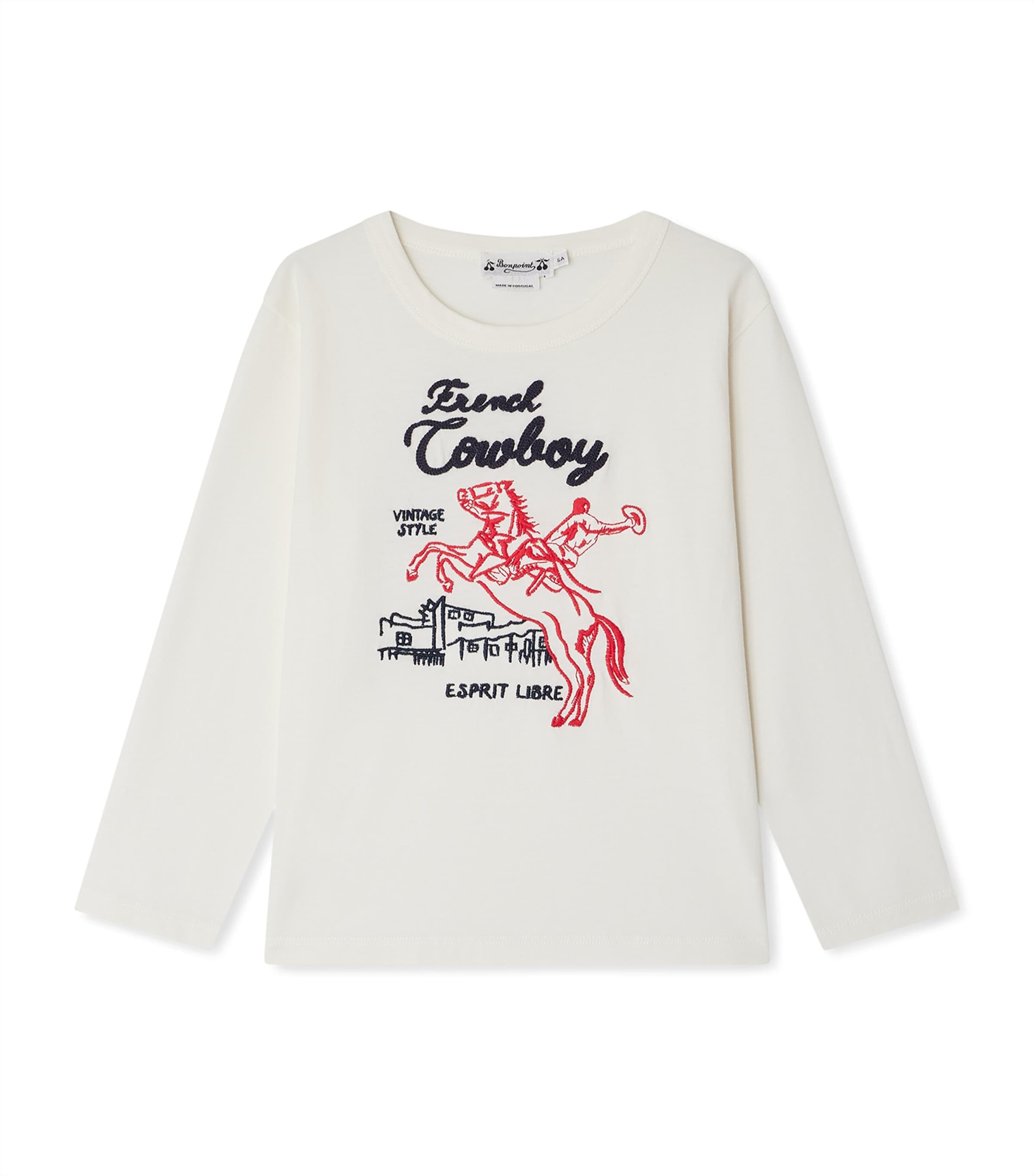 Organic Cotton Tadda T-Shirt (10-14 Years) UPB BLANC LAIT Image 1