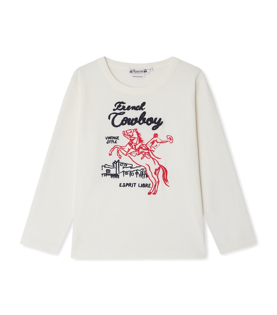 Organic Cotton Tadda T-Shirt (10-14 Years) UPB BLANC LAIT Image 1