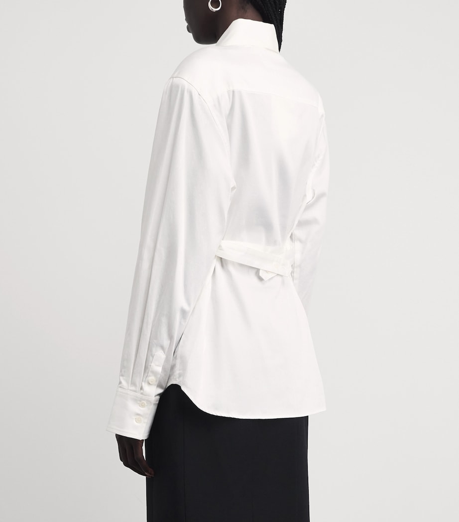CAMILLA AND MARC Womens Cotton Tarn Shirt Mcrm Cream Image 5