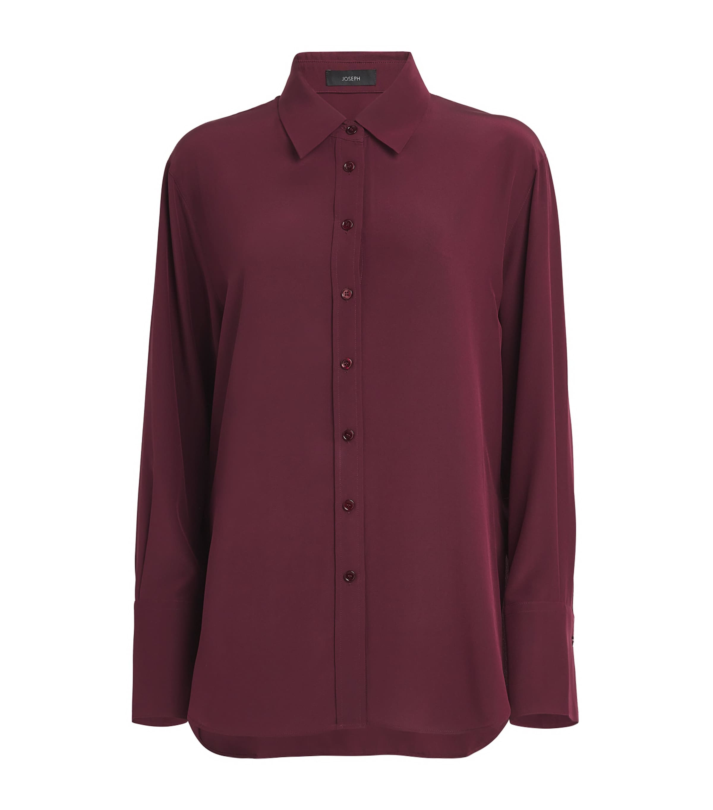 Joseph Silk Joe Shirt In Red