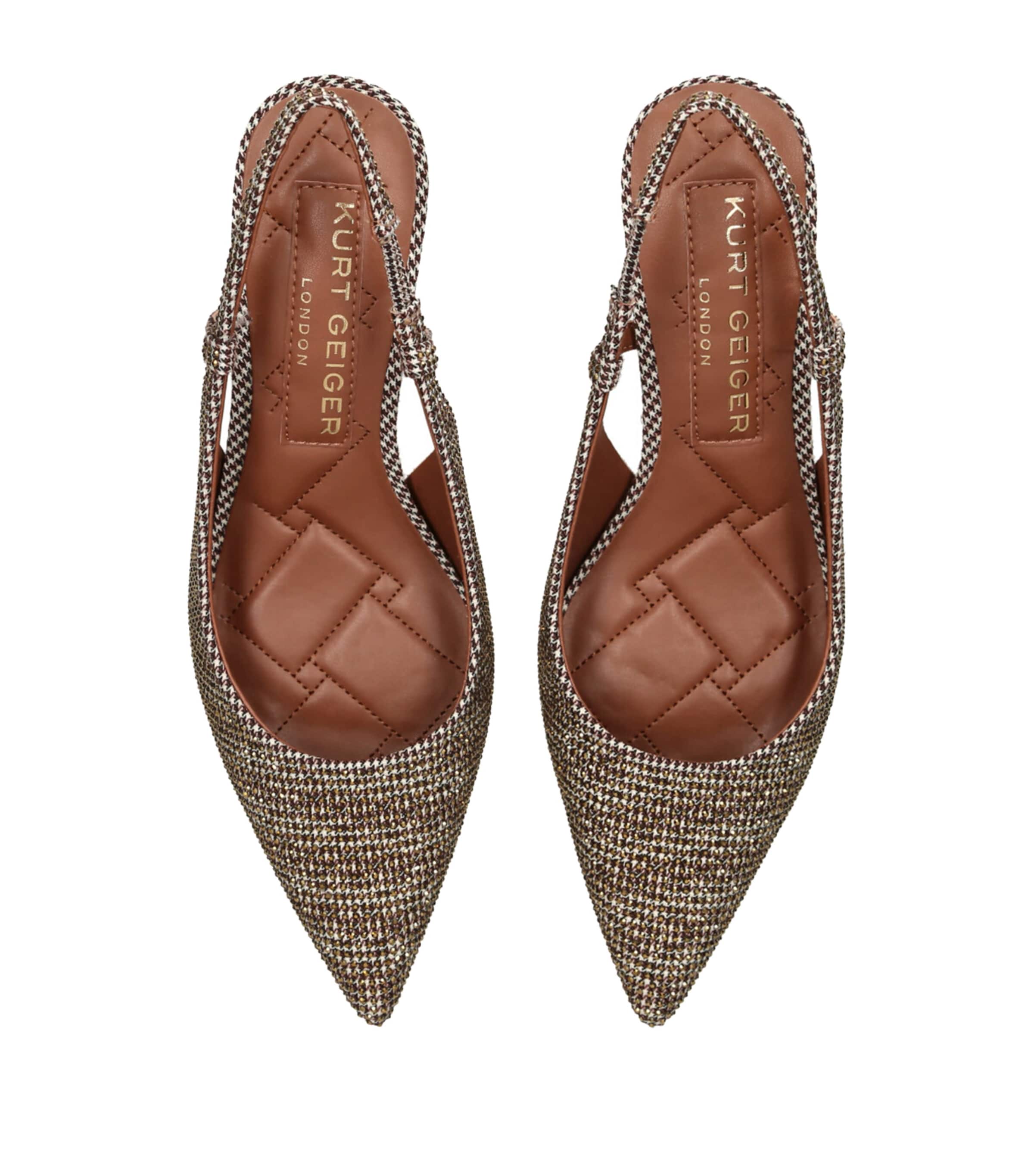 Slinback Court Shoes BEIGE Image 4