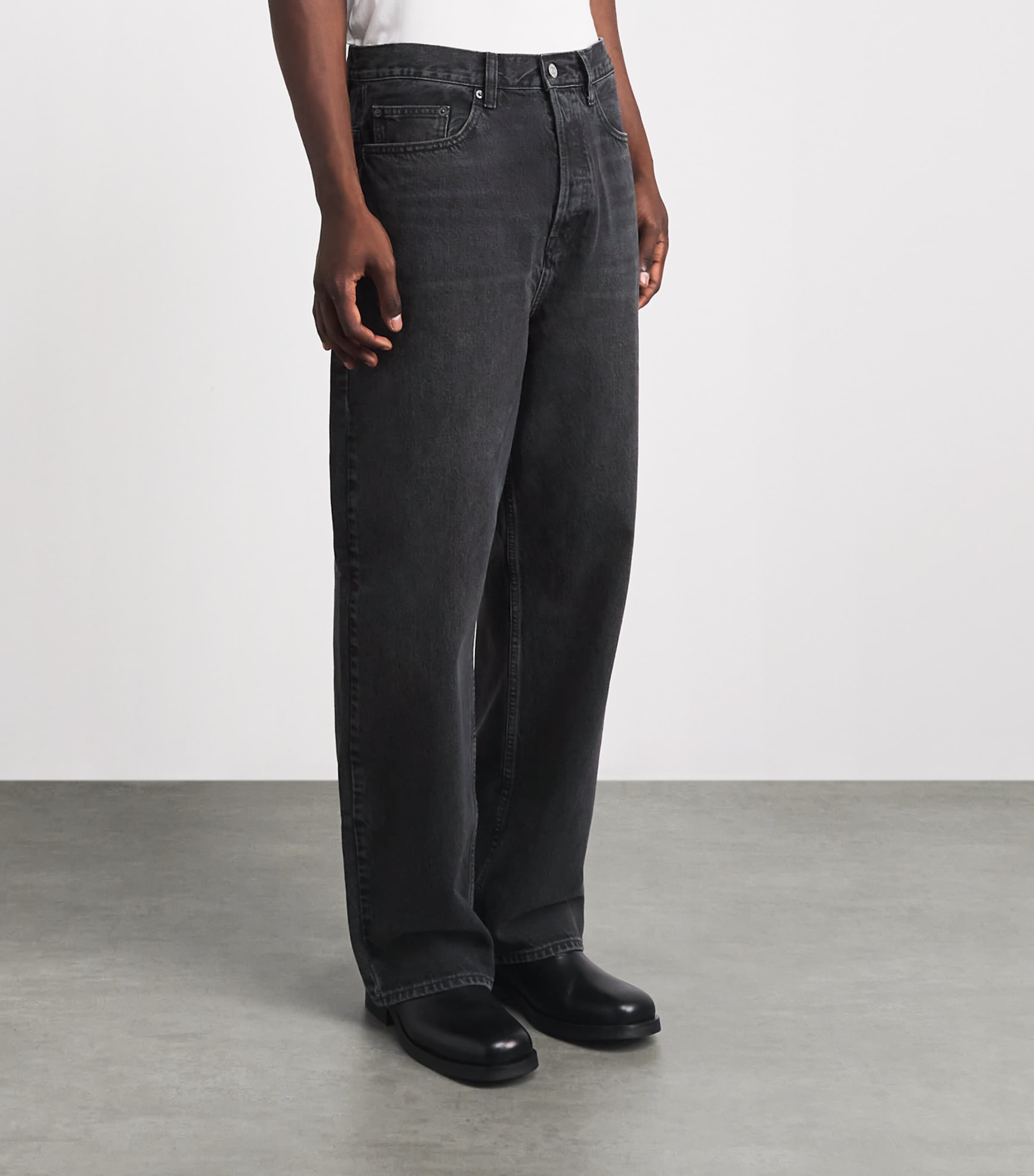 FRAME Mens Baggy Jeans Crse Crossline Image 4