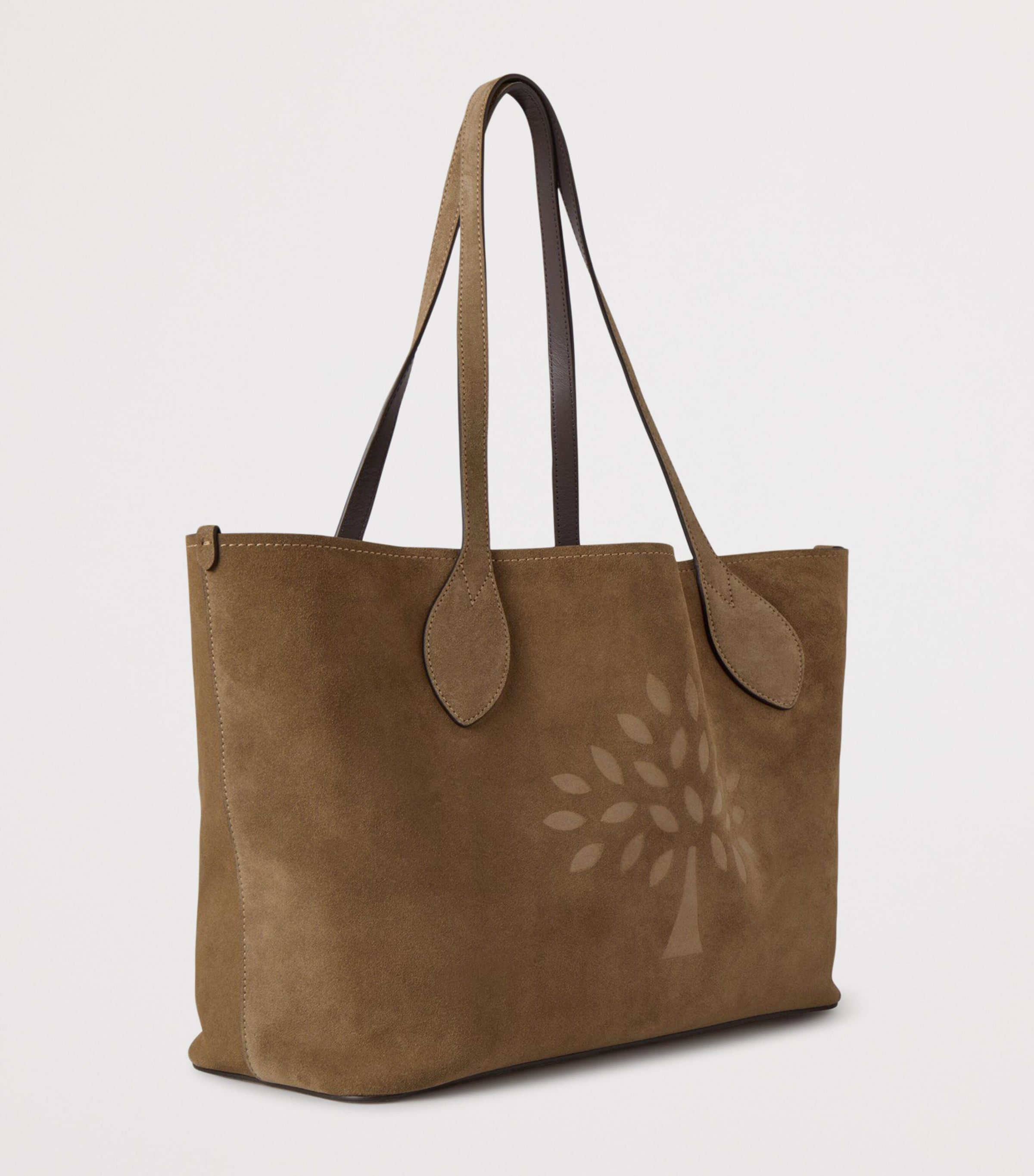 Suede Tree Tote Bag SALCOMBE SAND Image 4
