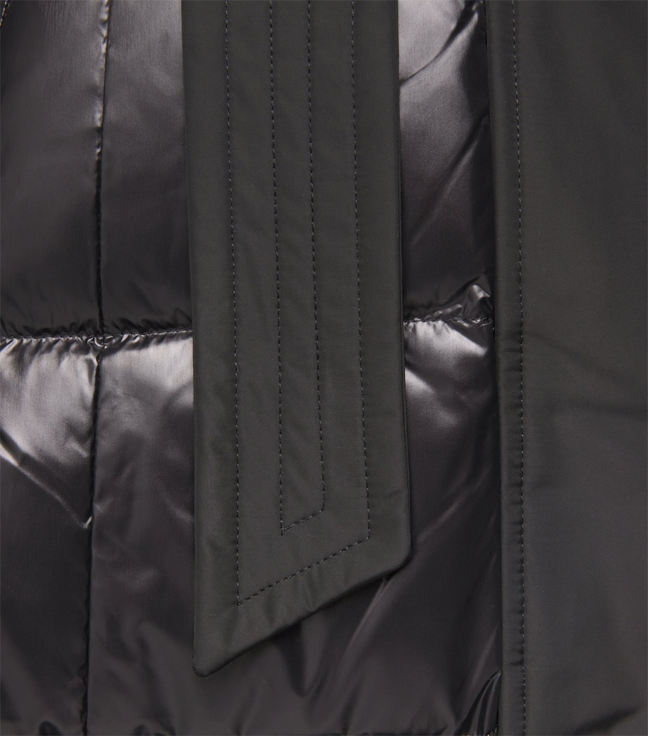 Quilted Calina-R Coat C0001 BLACK Image 5