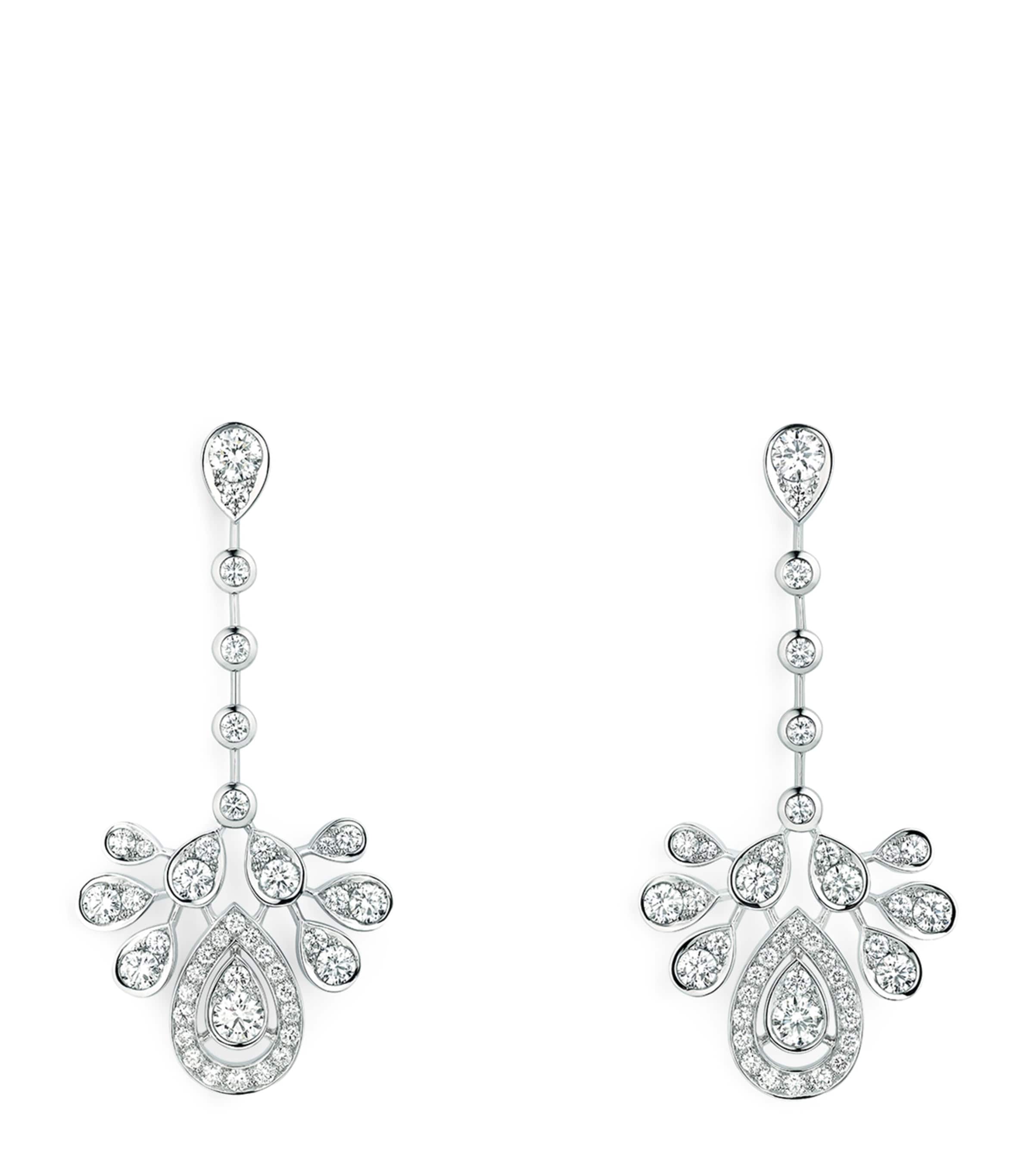White Gold and Diamond Joséphine Aigrette Impériale Earrings WHITE GOLD Image 1