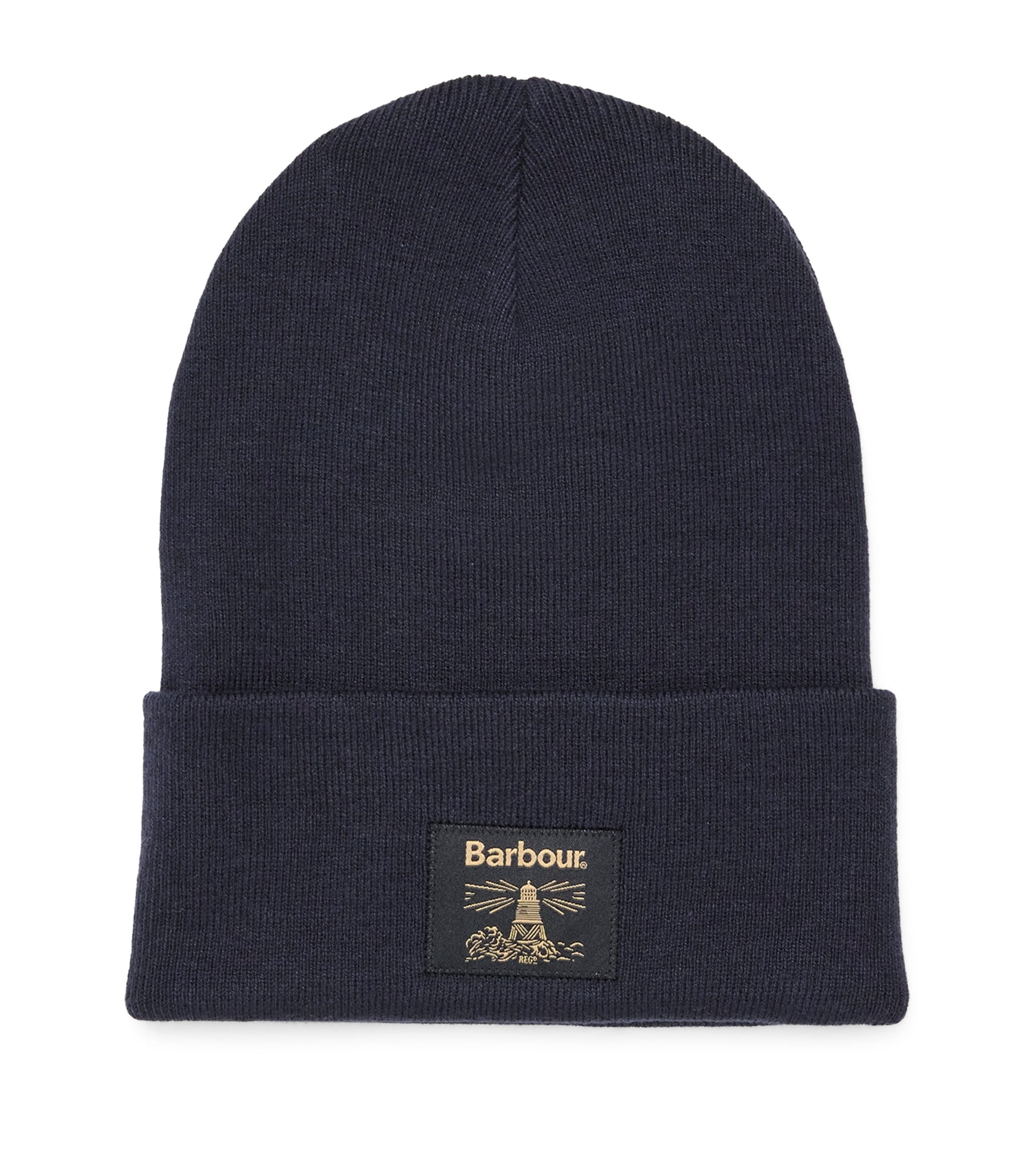 Barbour Cotton-blend Harton Beanie In Black