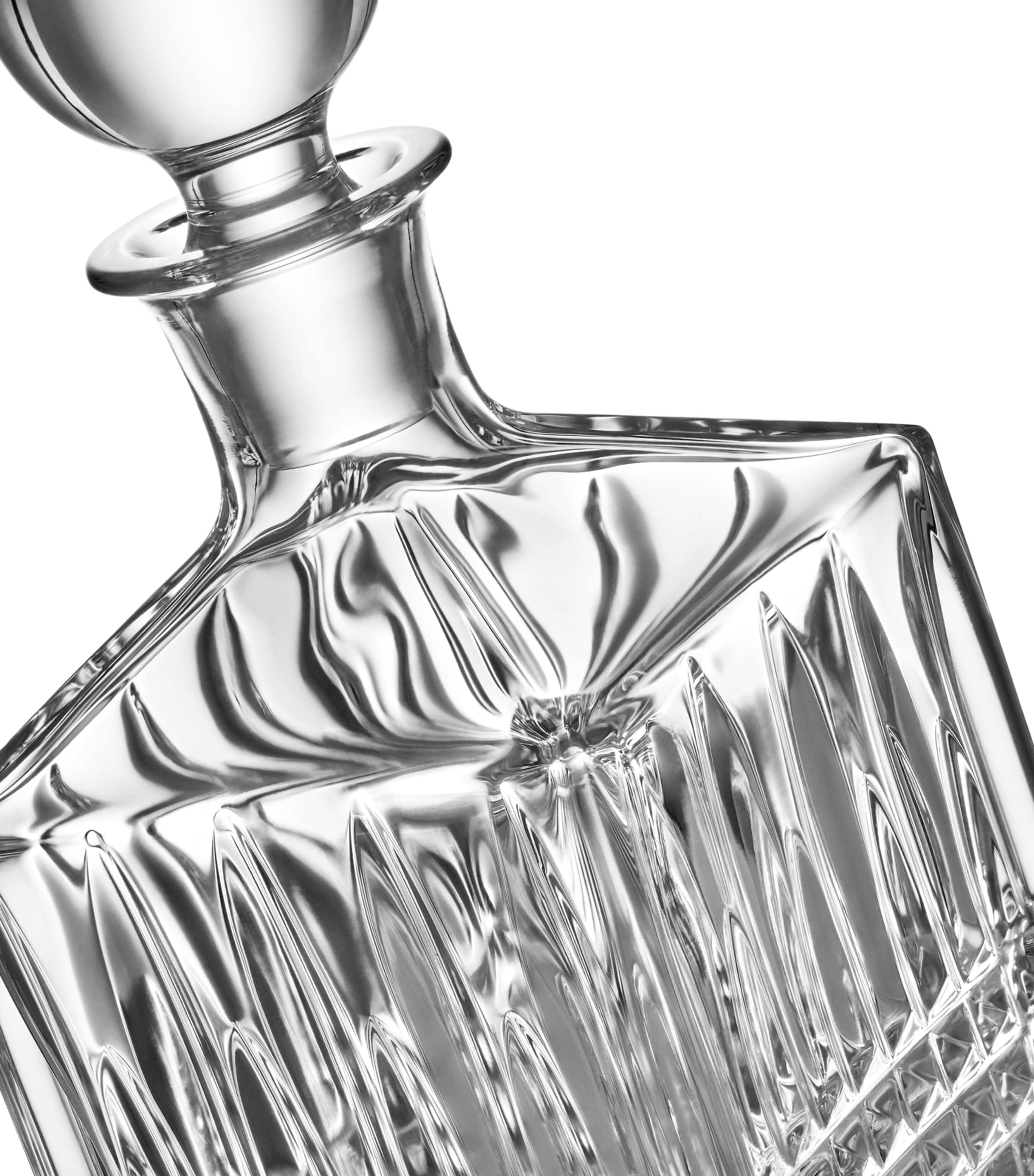 Square Lismore Diamond Decanter (700ml) CLEAR Image 3