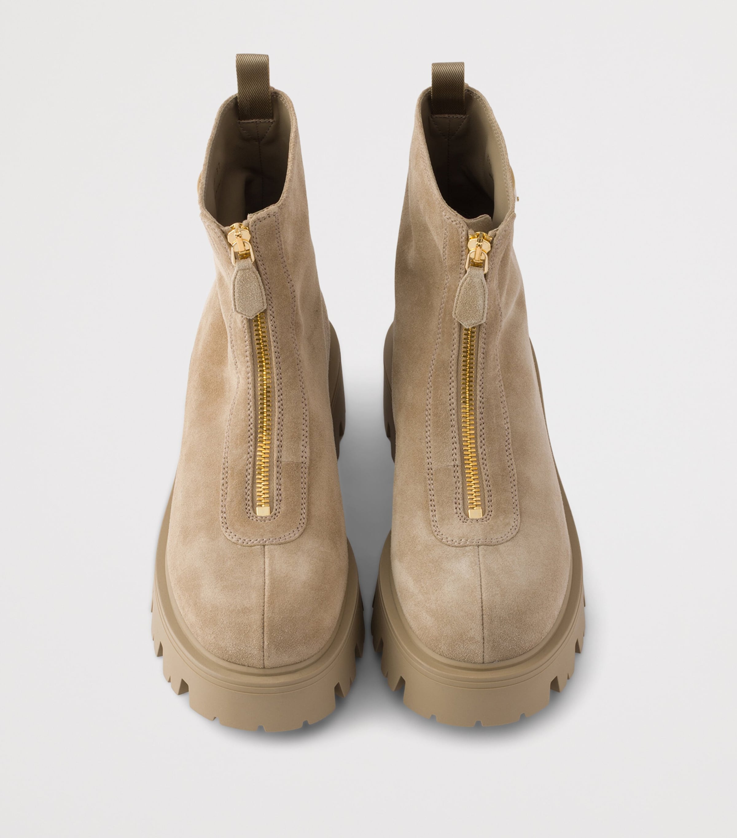 Suede Triangle Ankle Boots 50 F0F24 Image 3