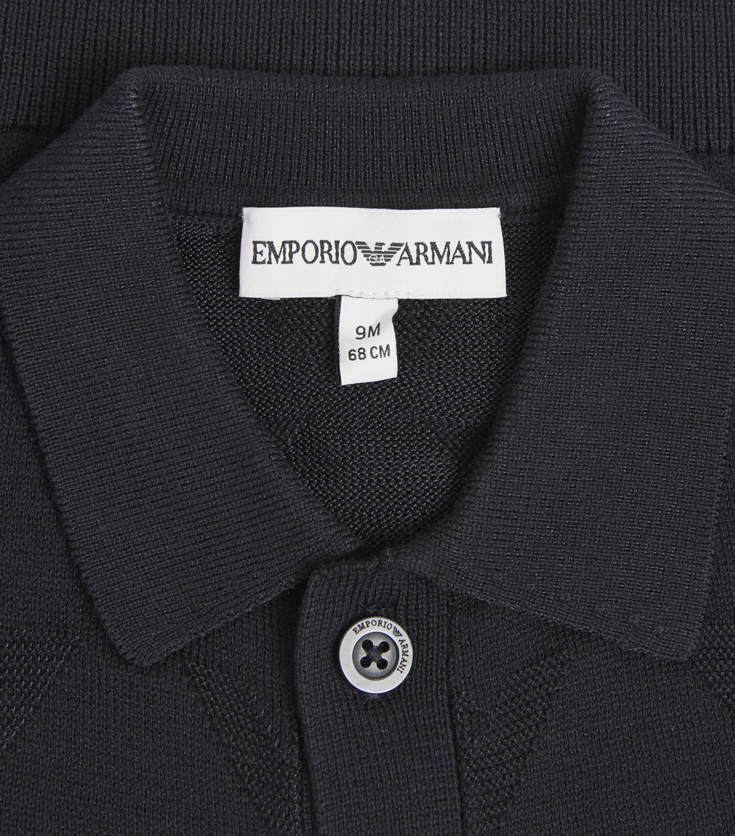 Eagle-Jacquard Cardigan (6-36 Months) ICONICO 0920 BLU NAV Image 3