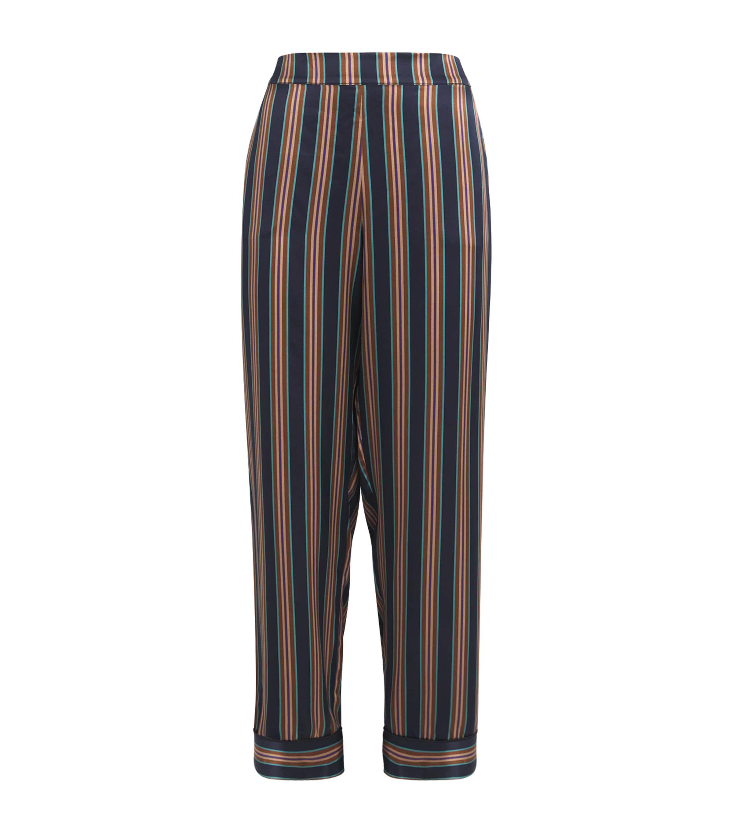 Shop Asceno Silk London Pyjama Bottoms