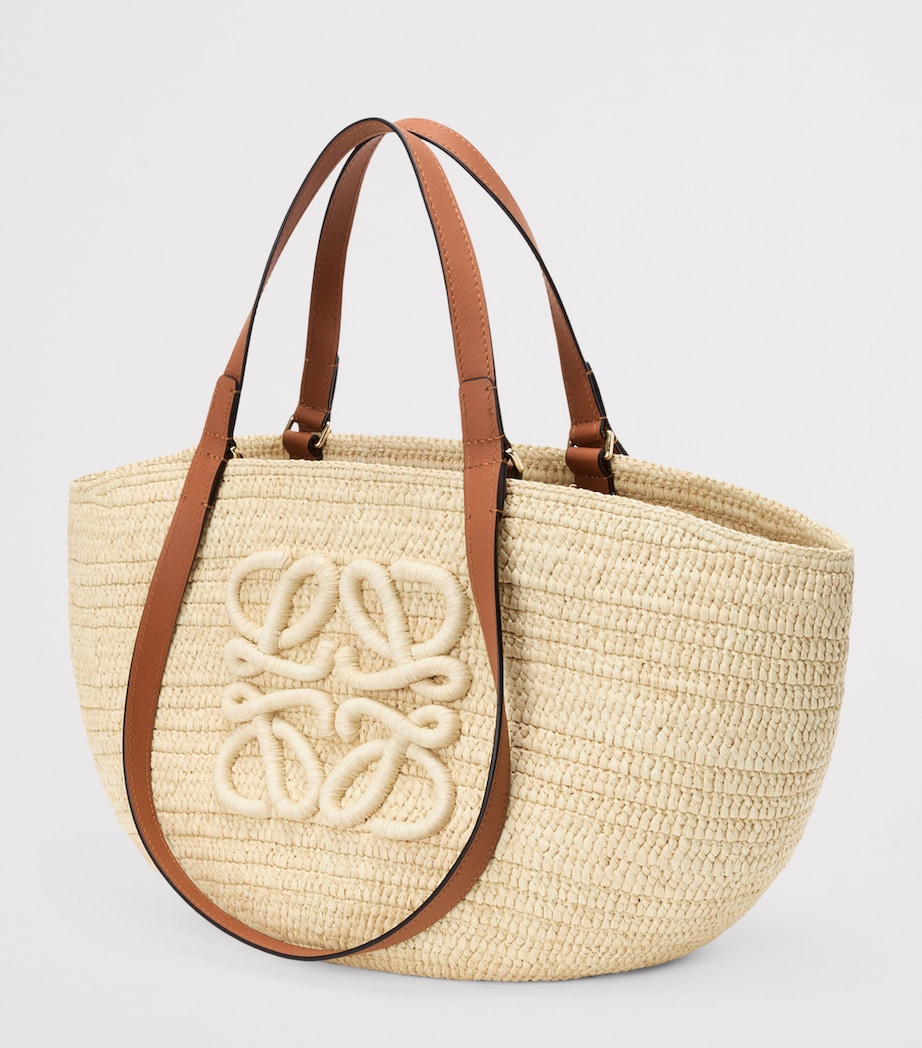 LOEWE x Paula’s Ibiza Medium Eclipse Basket Bag Natural/tan Image 3