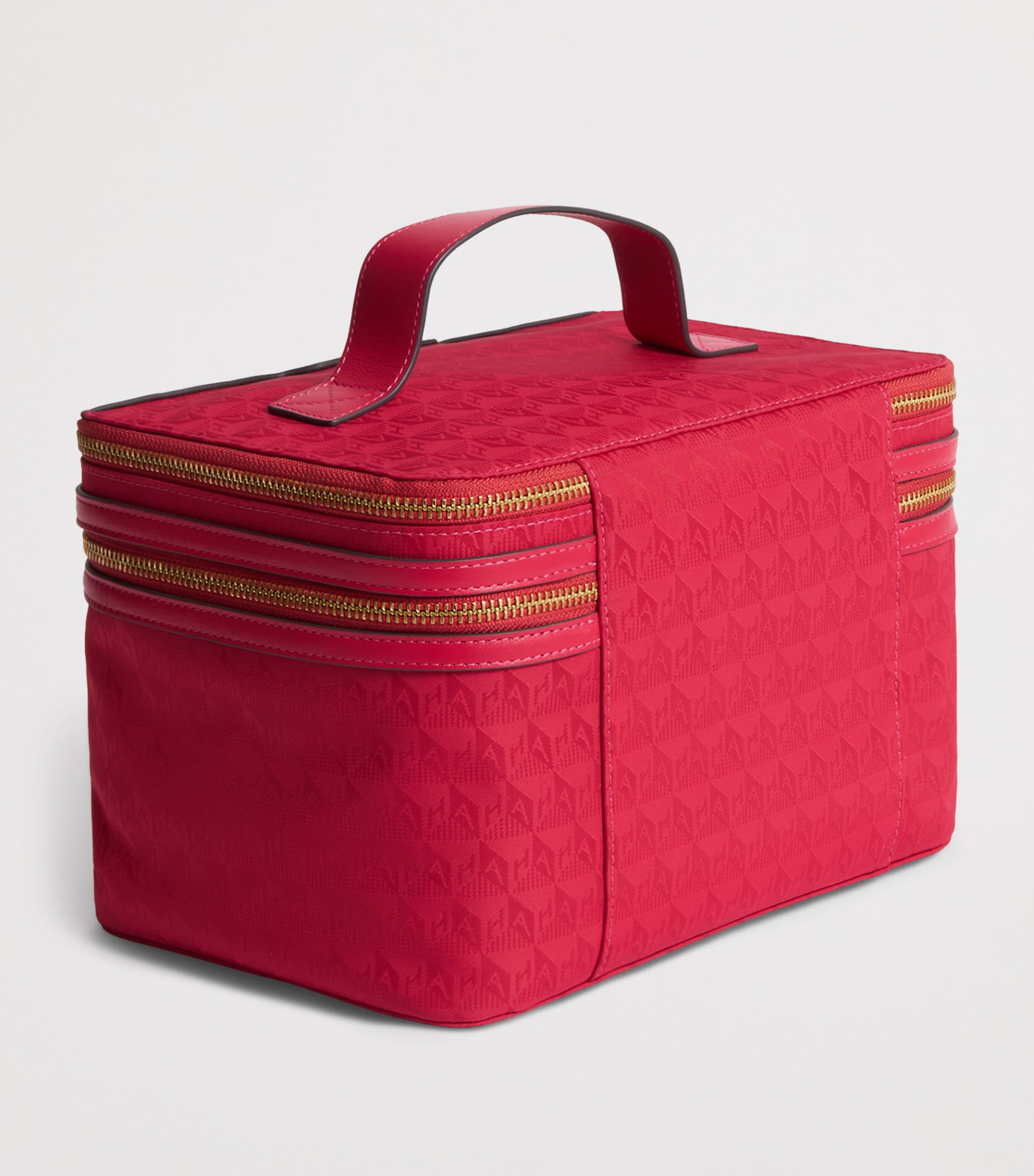 Jacquard Logo Vanity Kit Bag MAGENTA Image 2