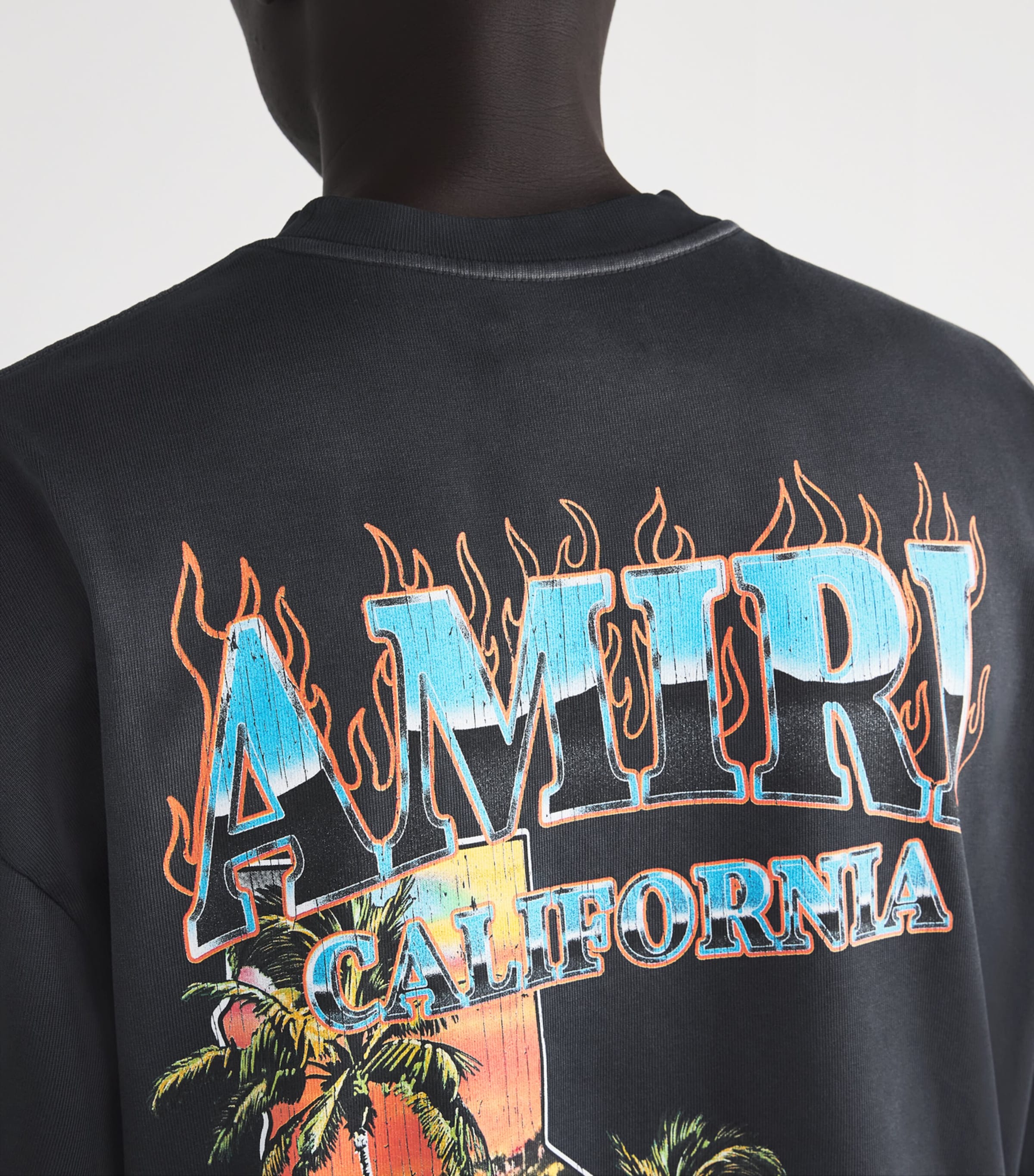 【関税込み】AMIRI Sunny Place Tee' T-shirt AMIRI Sunny Place T-shirt | Black | FARFETCH