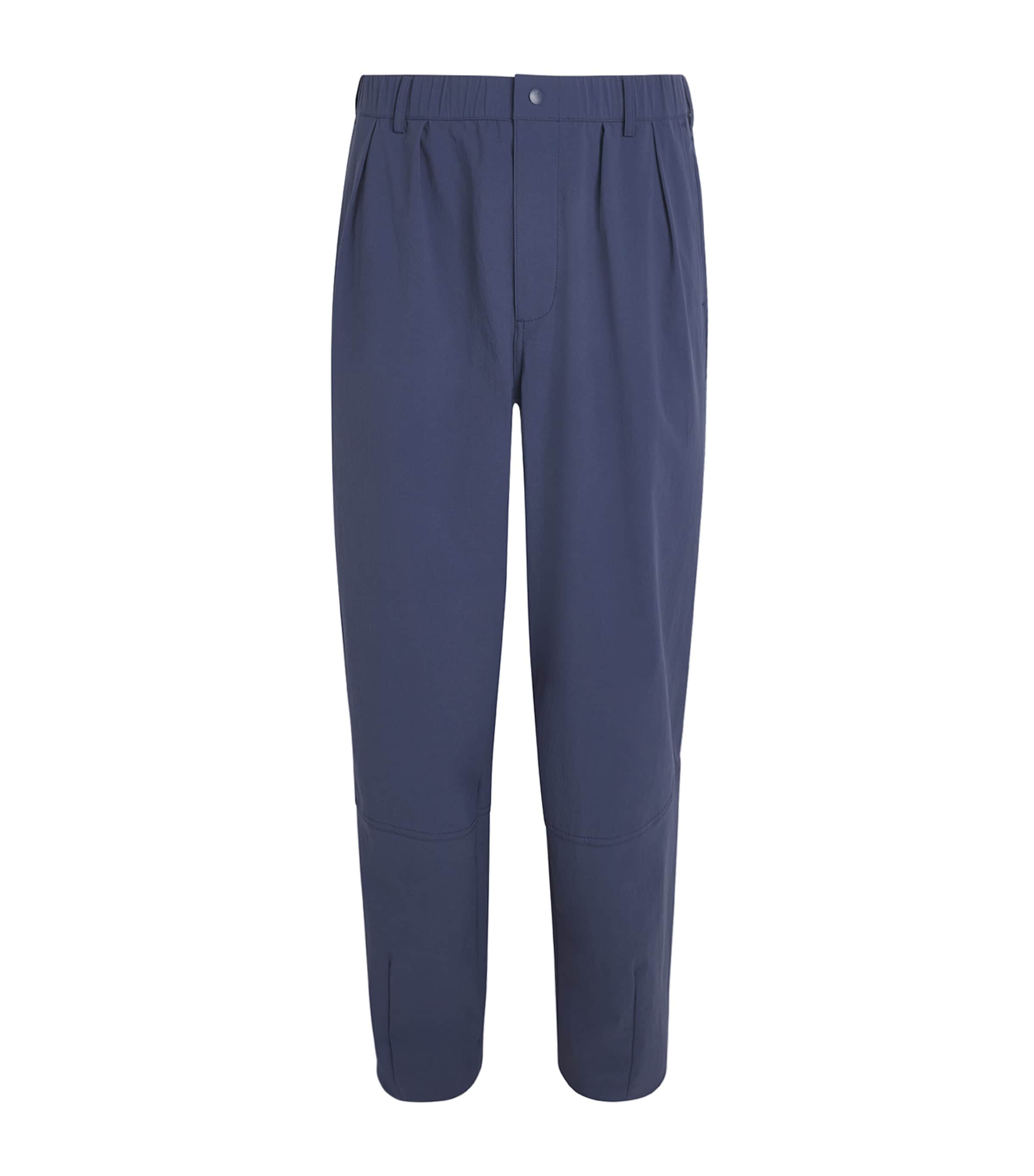 Manors Mens Greenskeeper Relaxed Trousers Navy Image 1