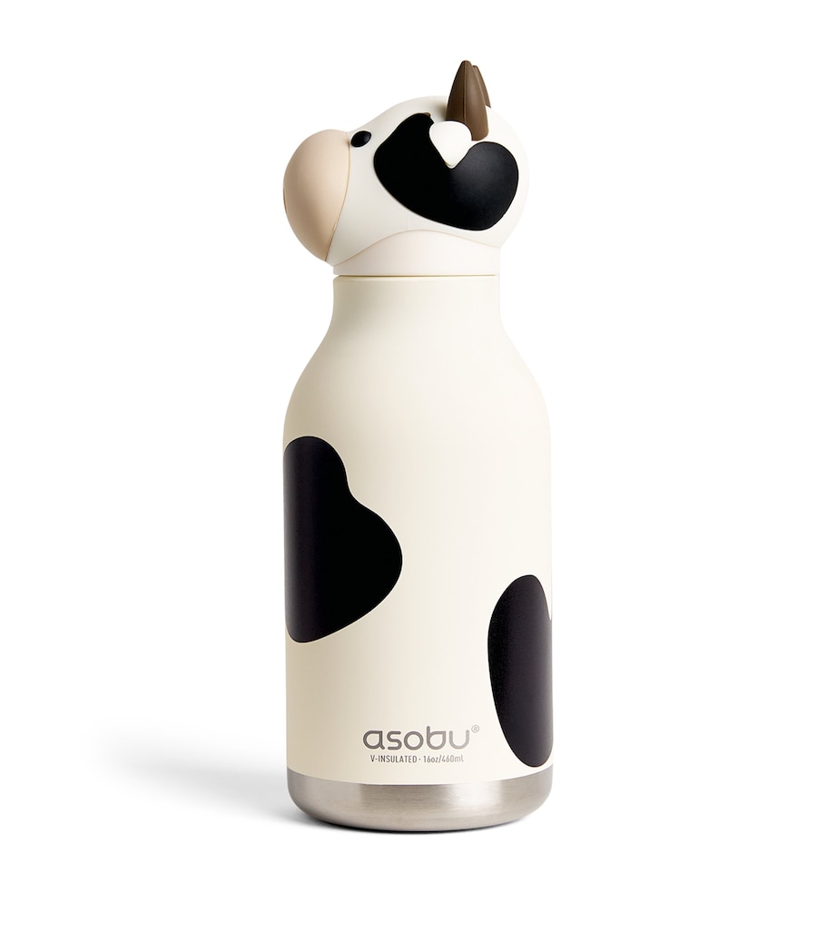 ASOBU Bestie Cow Water Bottle (460ml) Cow Image 1