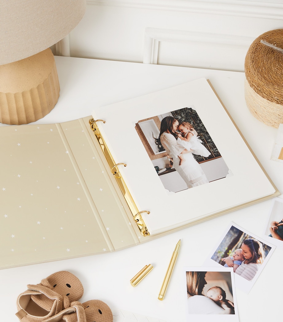 Safari Baby Photo Album IVORY/BEIGE, GOLD Image 5