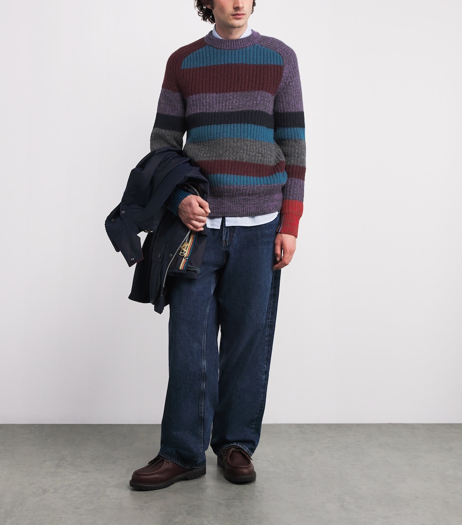x Paul Smith Wool Stripe Sweater MULTI STRIPE Image 2