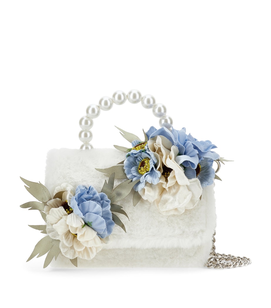 Embellished Faux Fur Mini Bag PANNA+CELESTE Image 1