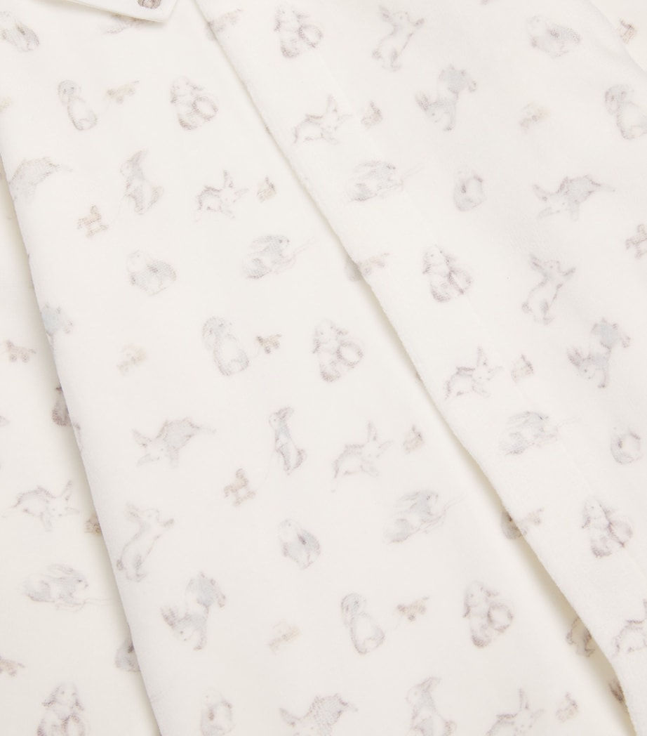 Cotton-Blend Rabbit All-In-One (0-24 Months) 13NACRE Image 3