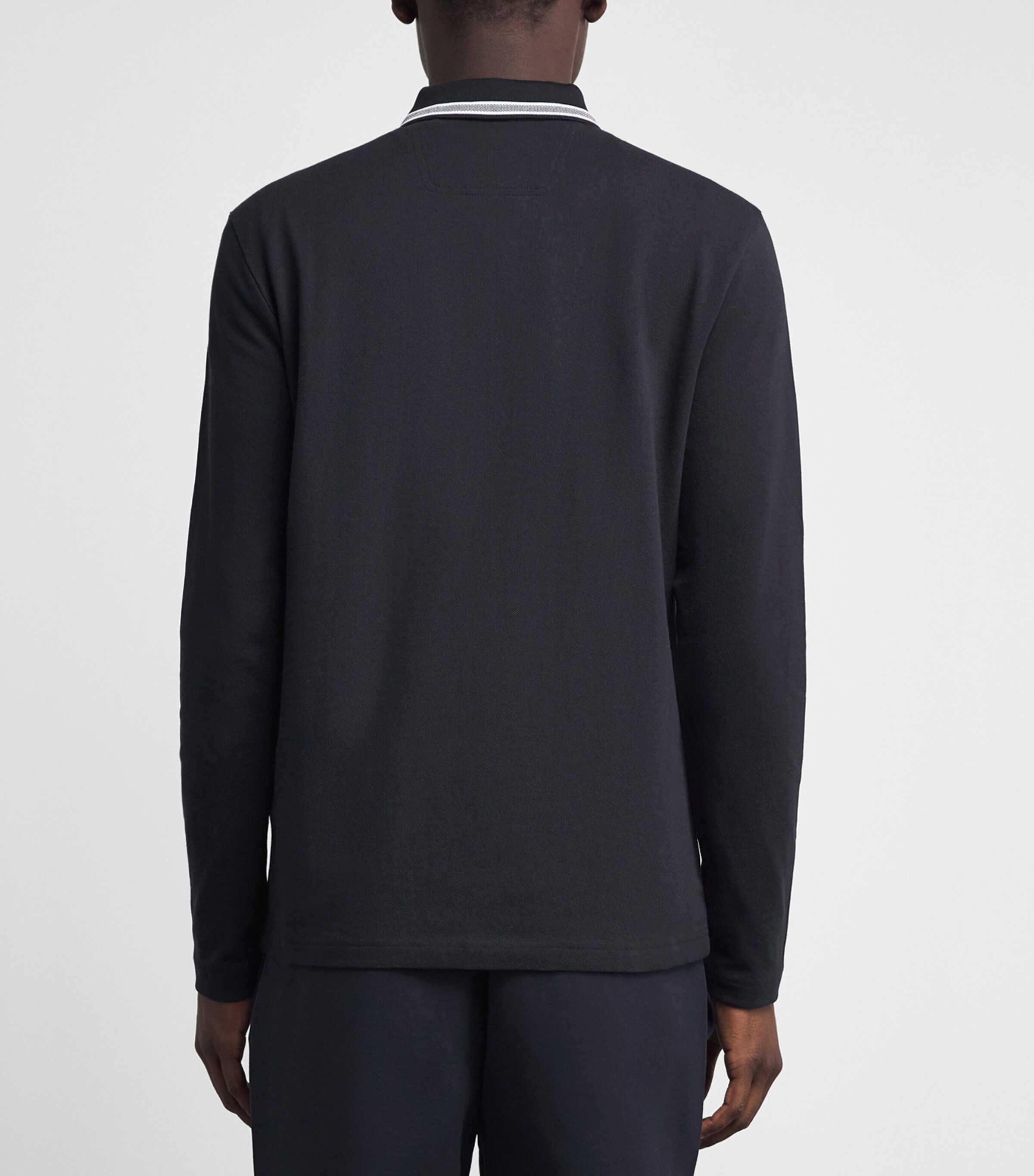 BOSS Mens Cotton Piqué Polo Shirt Dark Image 5