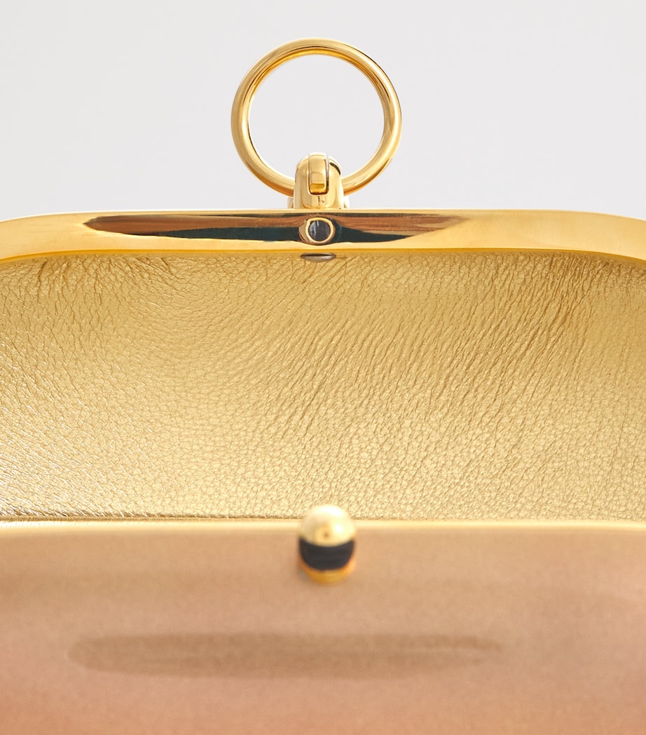 Oval Elina Clutch Bag IRID SUNSET PEARL Image 4