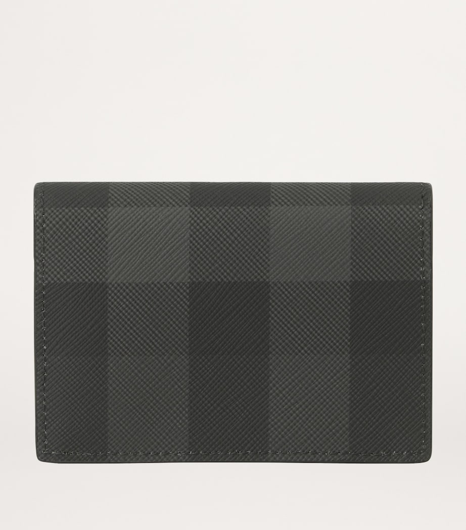 Check Bifold Card Holder CHARCOAL Image 3