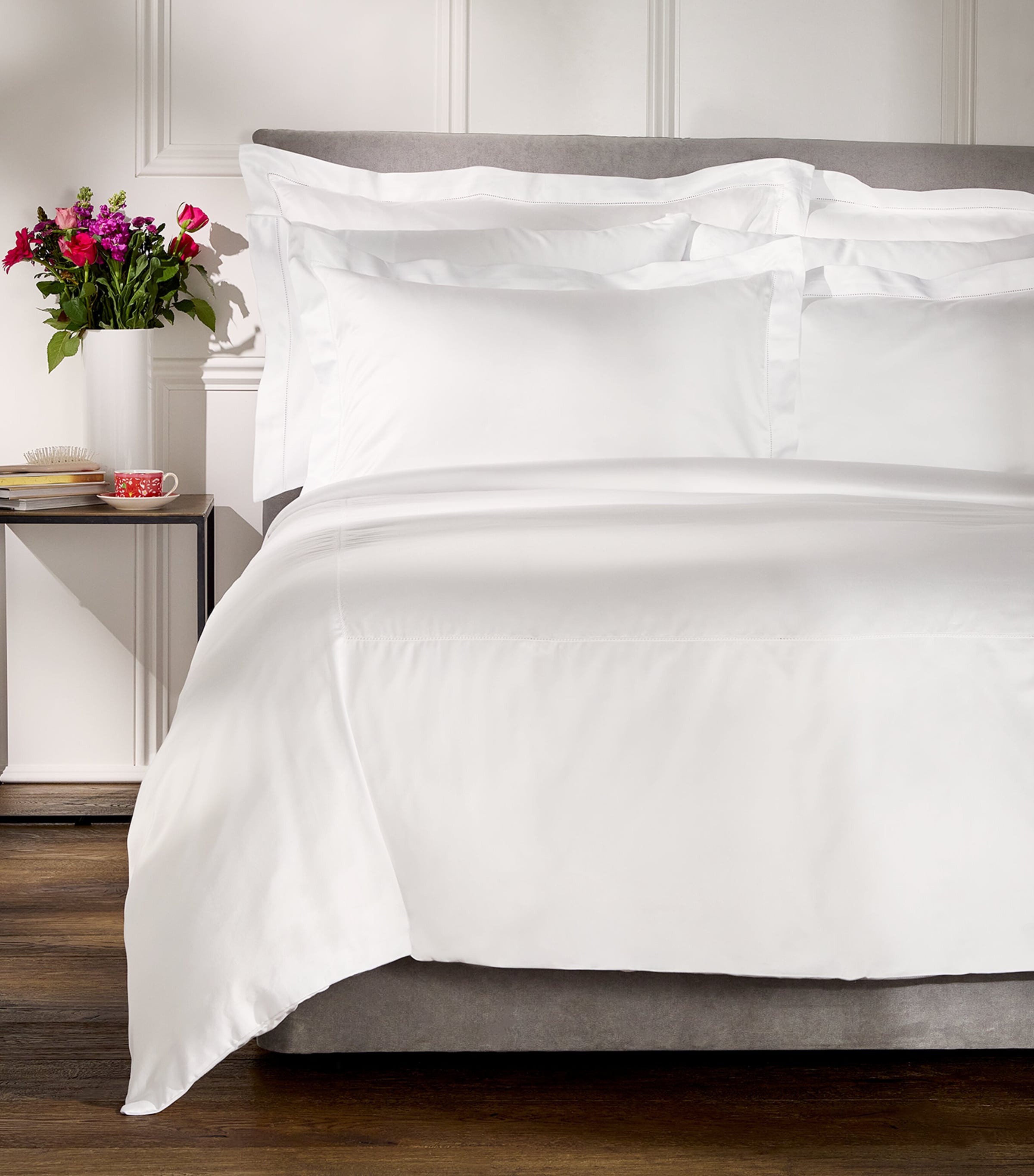 Shop Peter Reed Wycollar King Flat Sheet In White