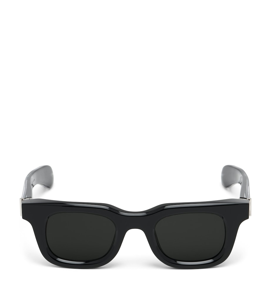 Skull-Detail Square Sunglasses 1056 Image 1