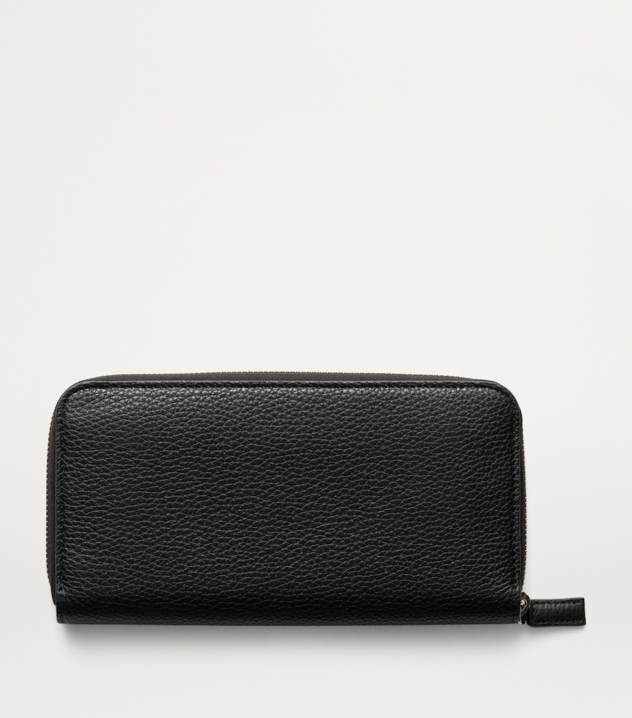 Leather Zip-Around Wallet F0002 Image 3