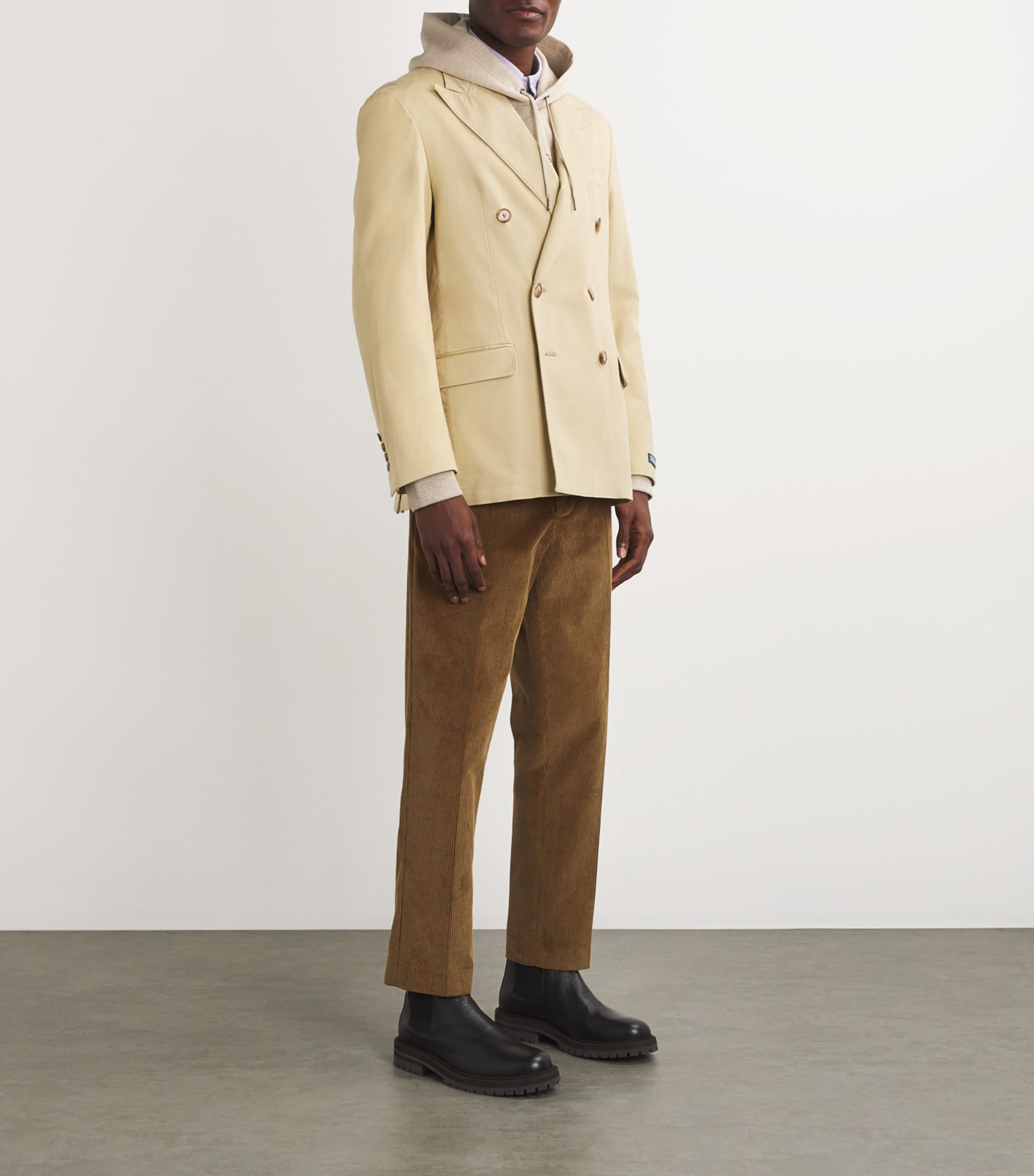 Double-Breasted Blazer CLA TAN Image 2