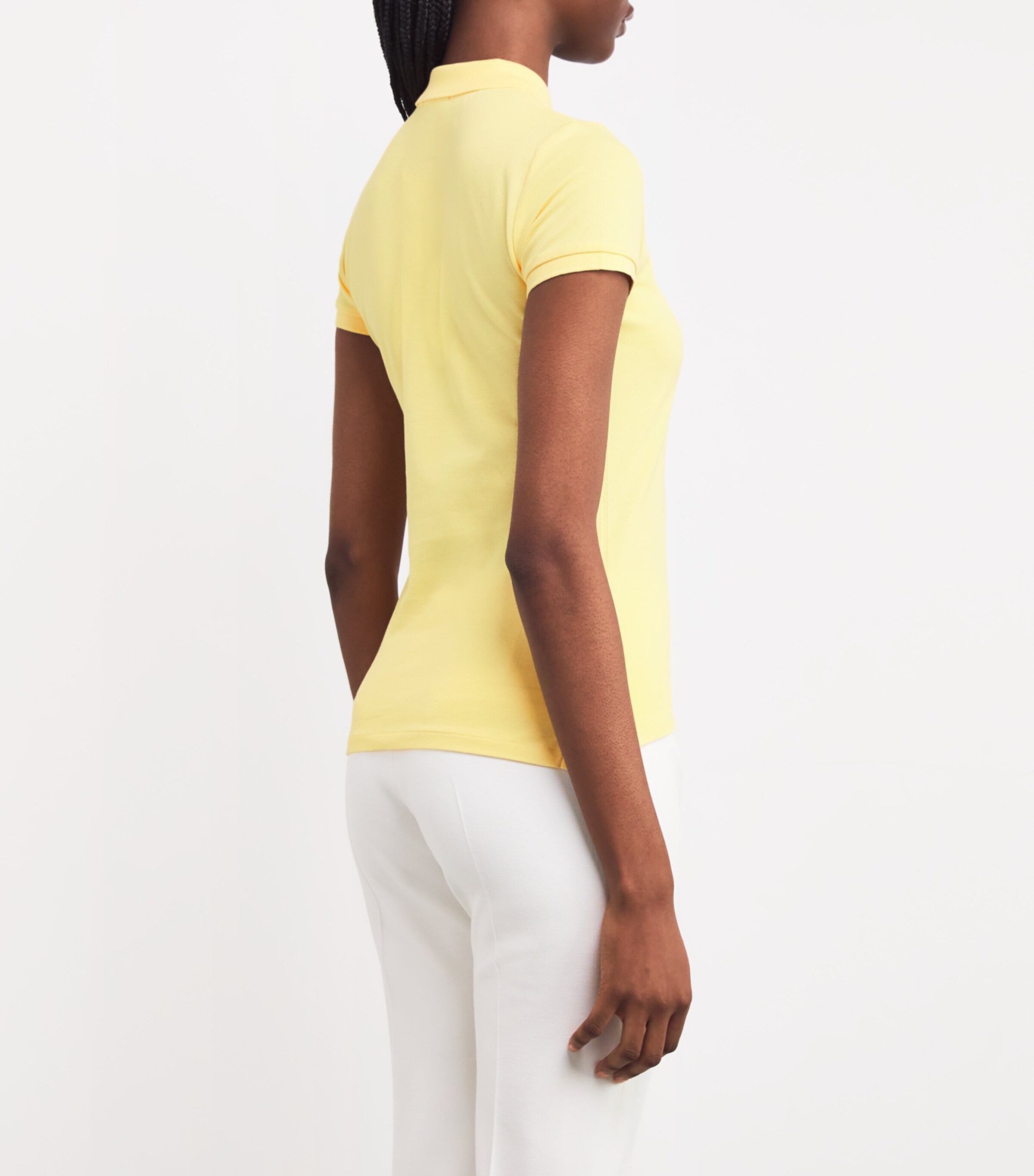 Polo Ralph Lauren Womens Cotton Julie Polo Shirt Yellow Image 4