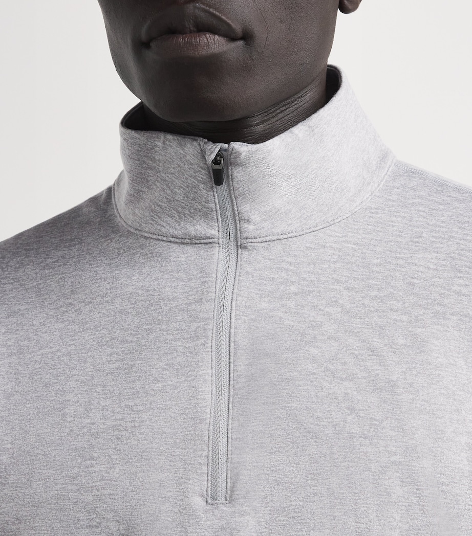 Half-Zip Ponto Sweatshirt LHG-LT HEATHER GREY Image 6
