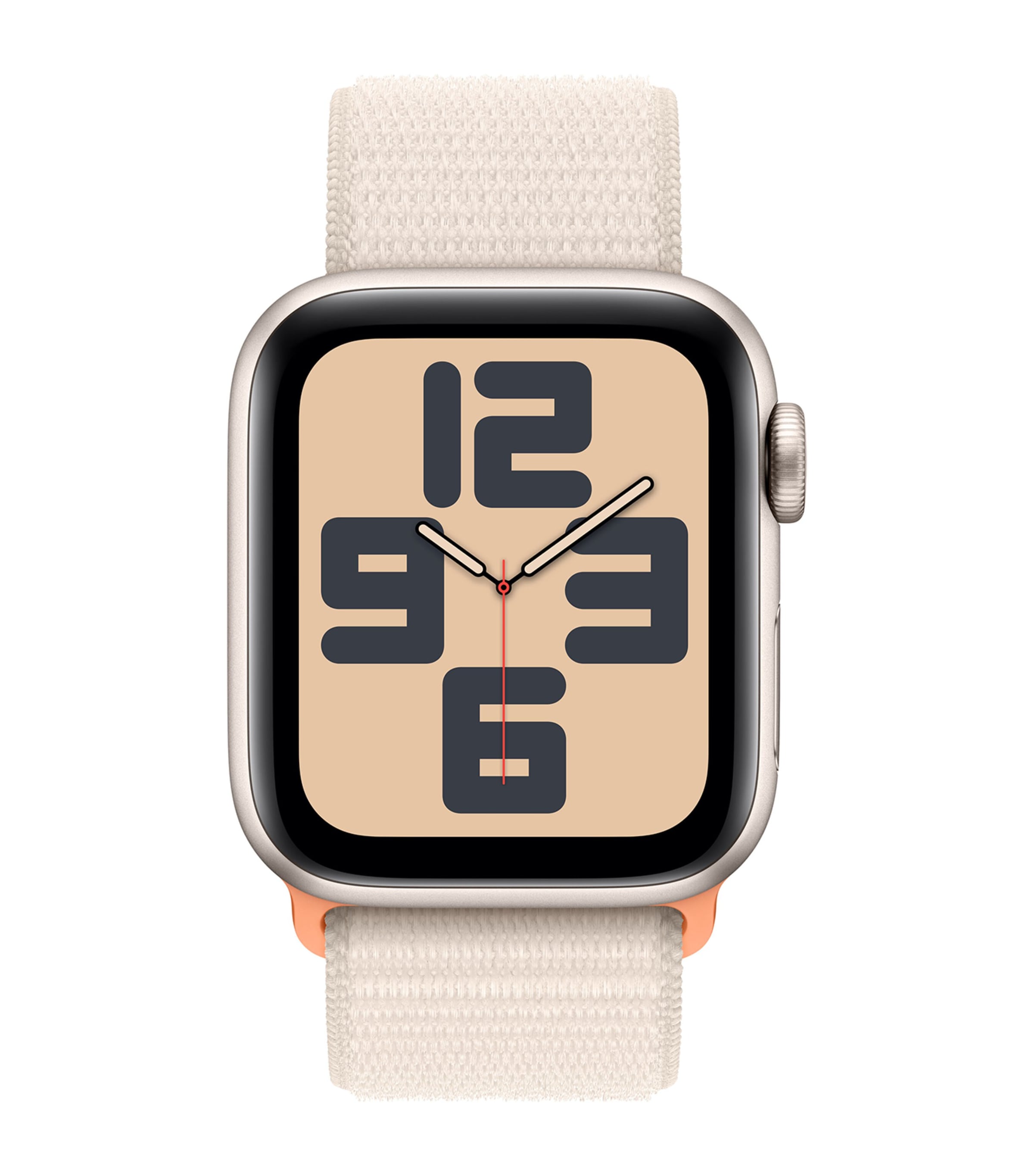 Apple Apple Watch SE 2023 – Starlight with Starlight Sport Loop, 40mm Starlight Image 4