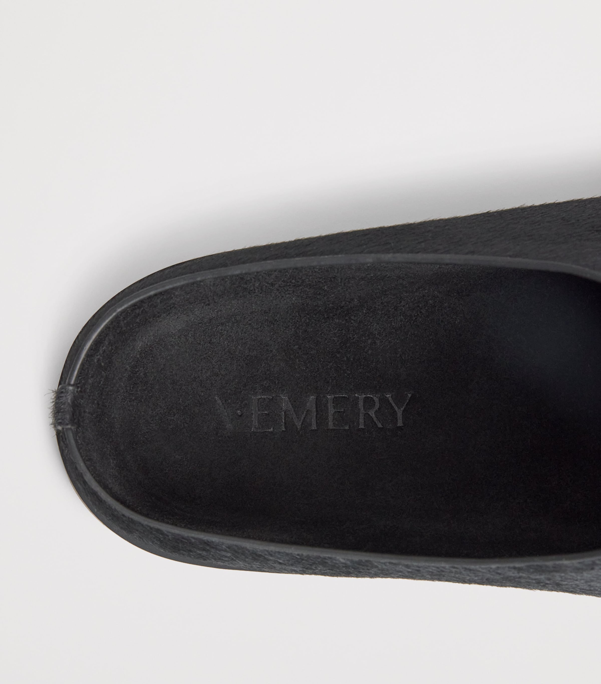 A.EMERY Cow Hair Lou Clogs Black Hair On Image 7