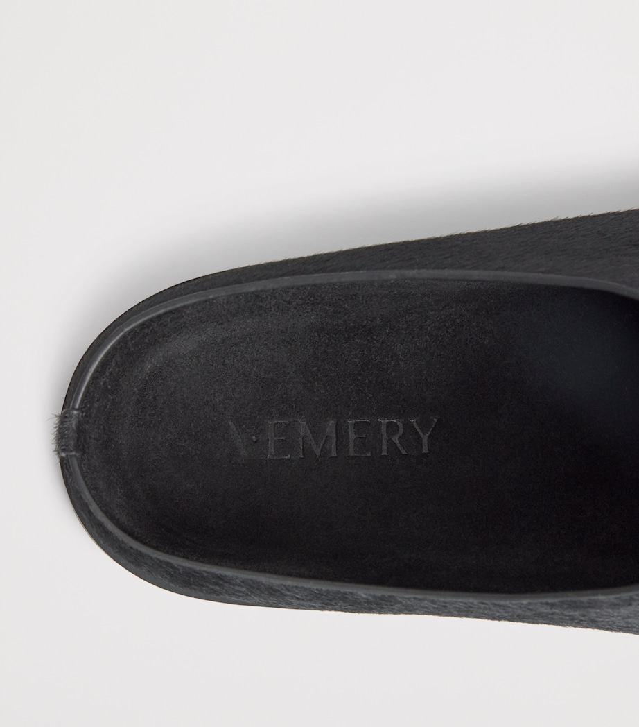 A.EMERY Cow Hair Lou Clogs Black Hair On Image 7