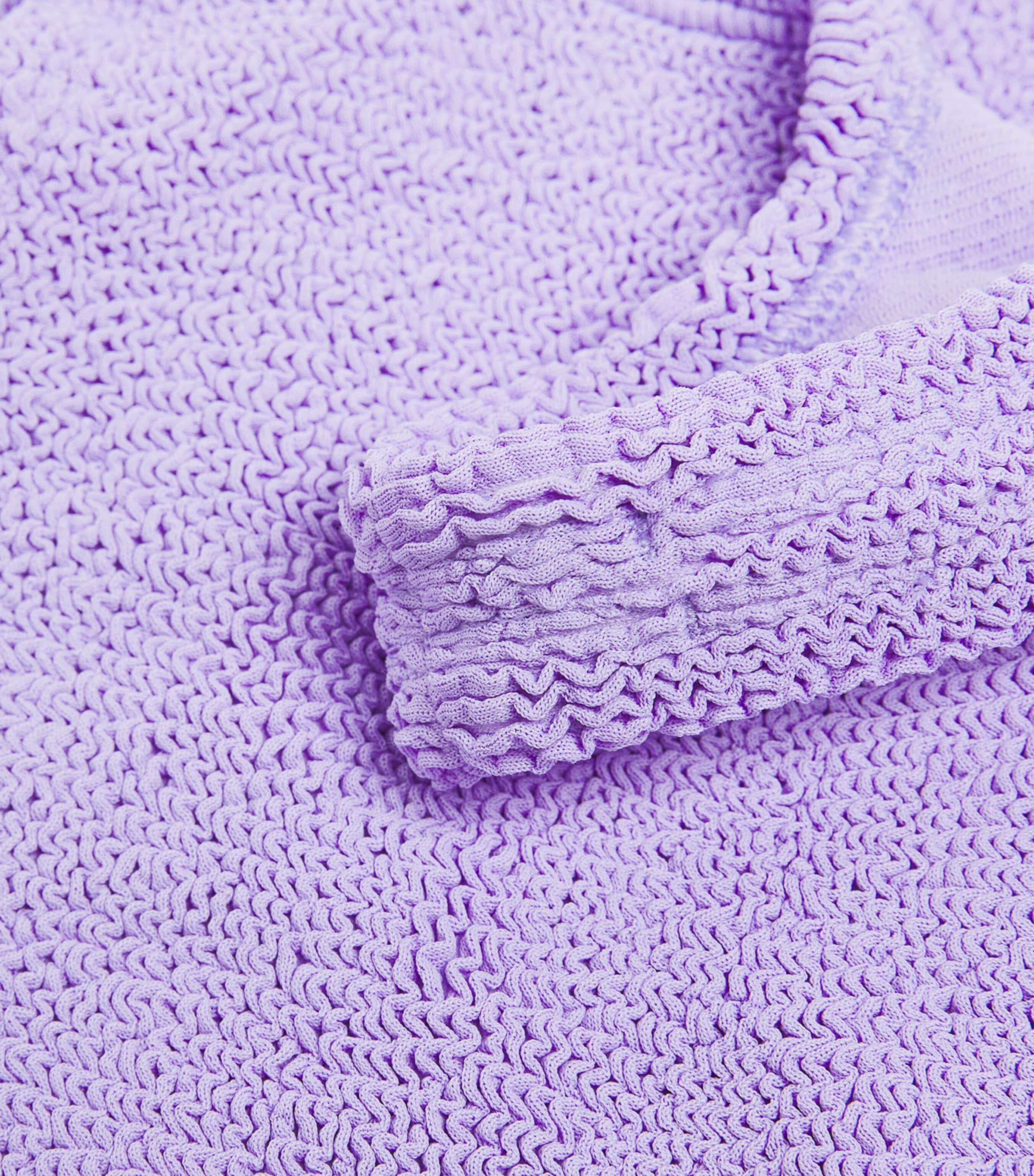Hunza G Kids Classic Swimsuit (7-12 Years) Lilac Image 3