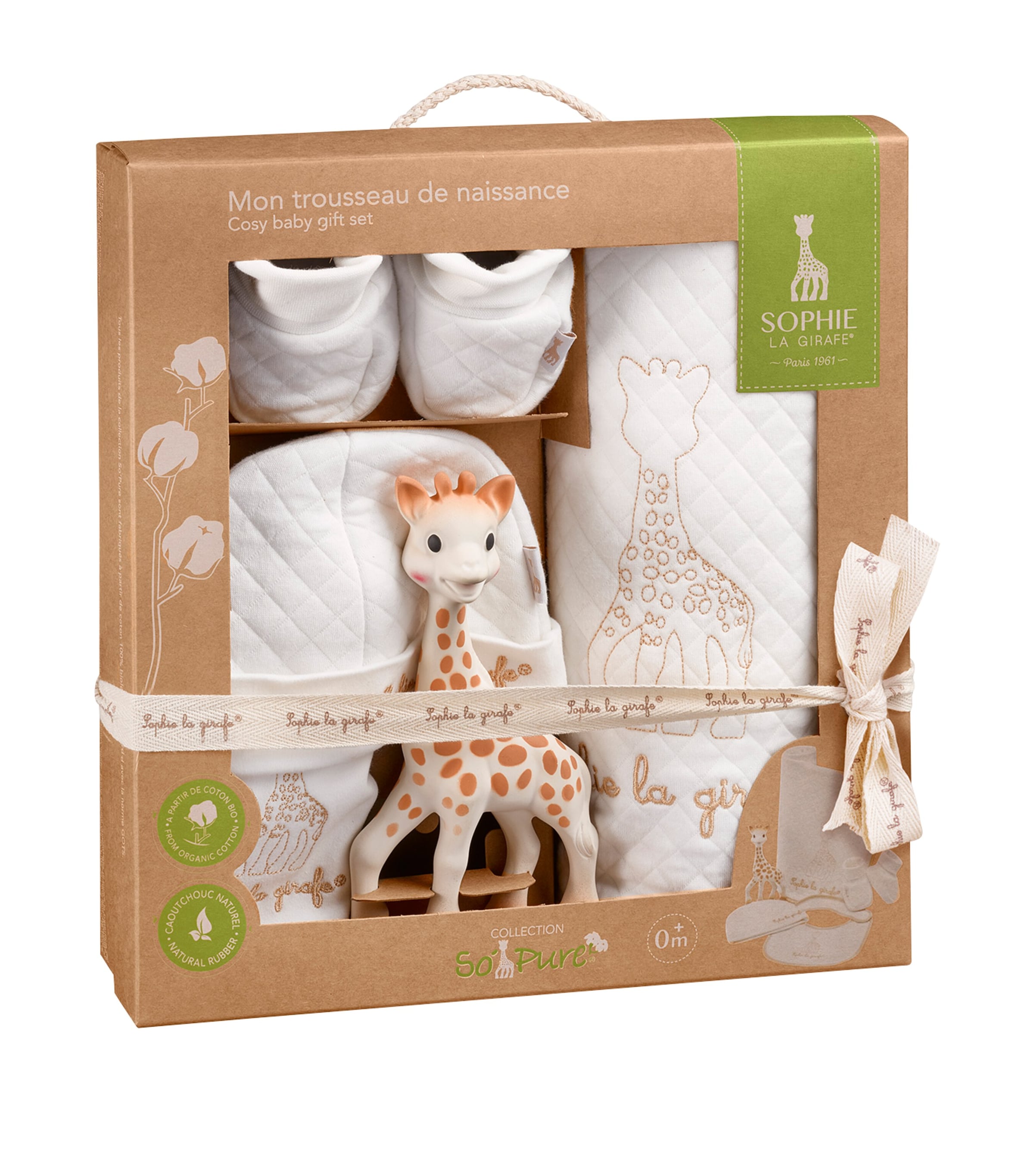 Sophie La Girafe So Pure Sophie Teething Toy Gift Set In Ivory