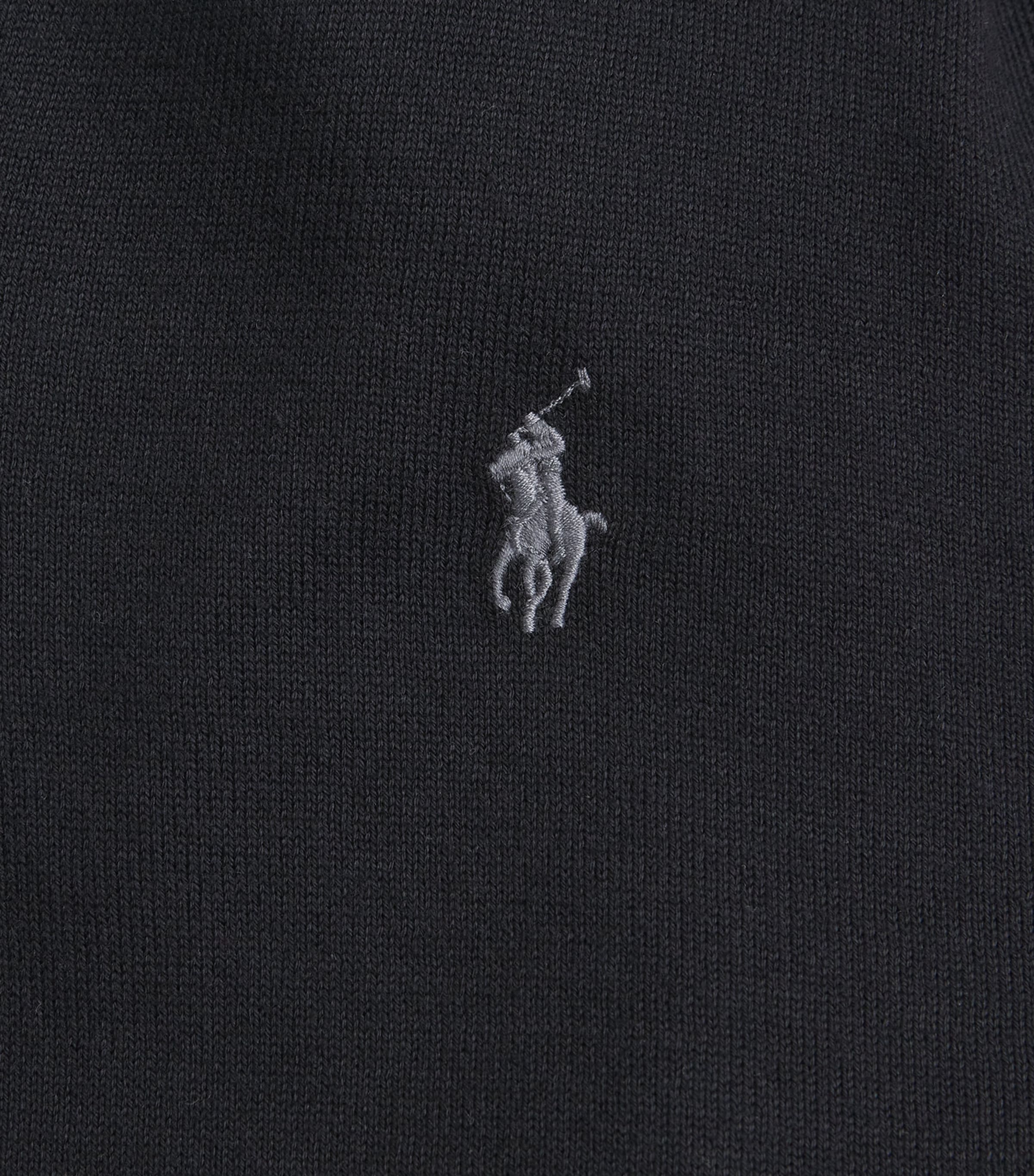 Polo Ralph Lauren Mens Cotton Polo Pony Sweater Polo Black Image 5