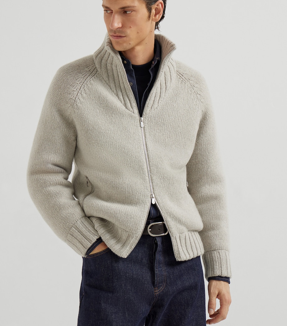 Cashmere Down-Filled Jacket CQO82 Image 2