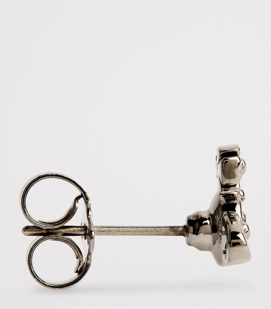 Nano Solitaire Single Earring S108 RUTHENIUM BLACK Image 4