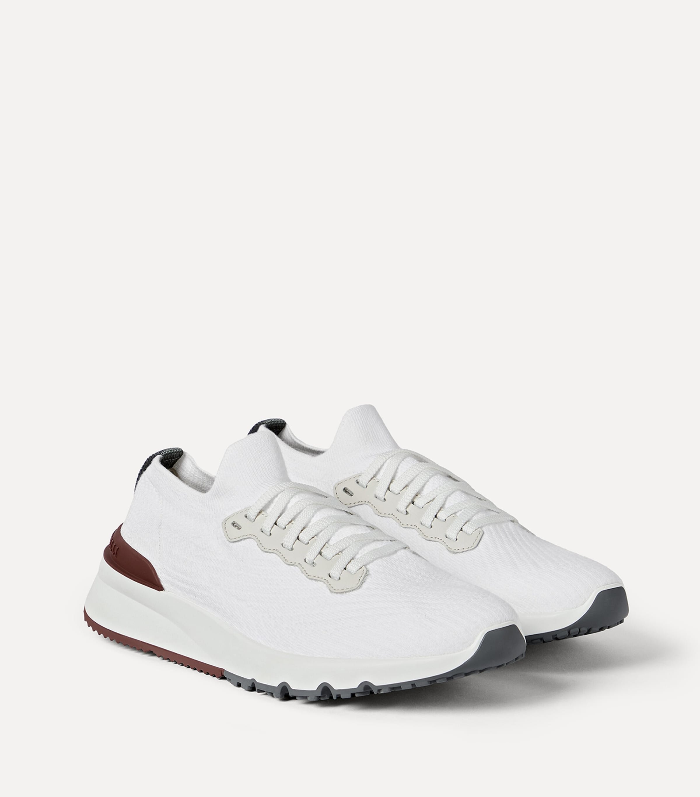 Brunello Cucinelli Cotton Knitted Sneakers Image 3