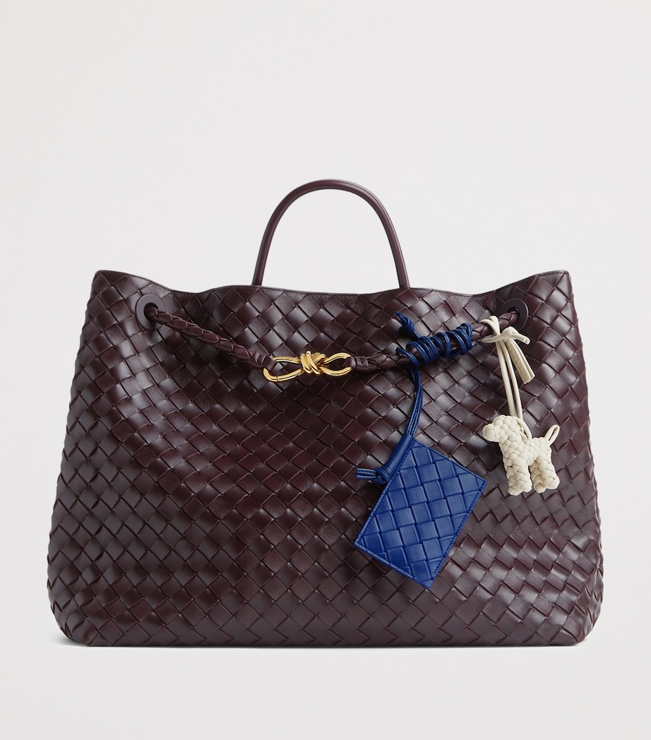 Leather Intrecciato Badge Holder 4298 Image 3