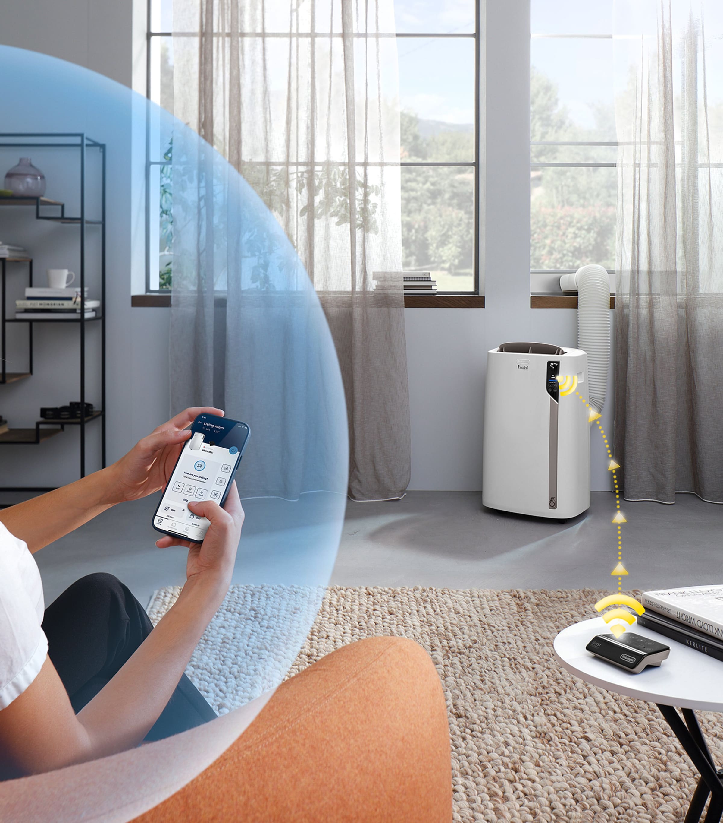 De'Longhi Pinguino EL112 Air Conditioning Unit White Image 2