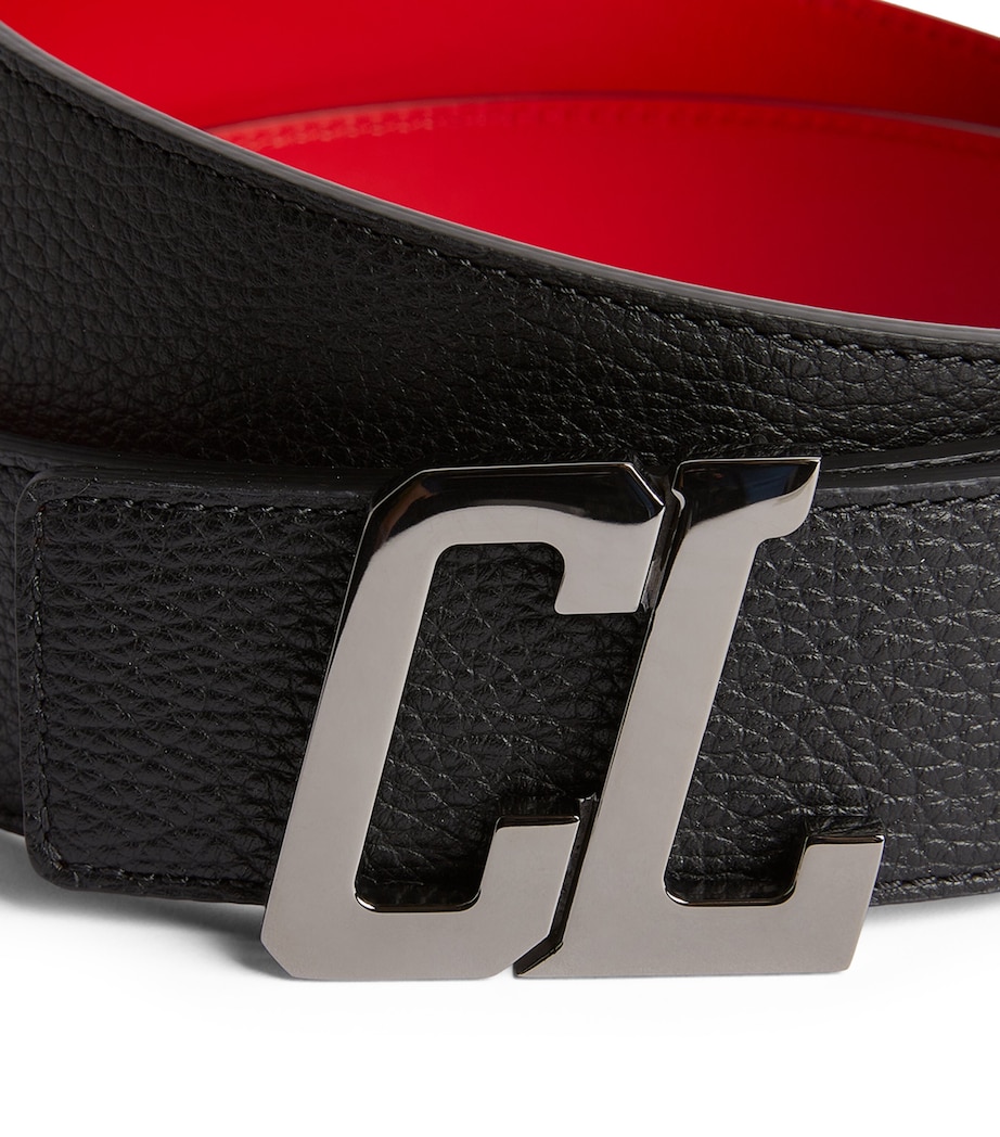 Happy Rui Leather Monogram Belt Q156 Image 8