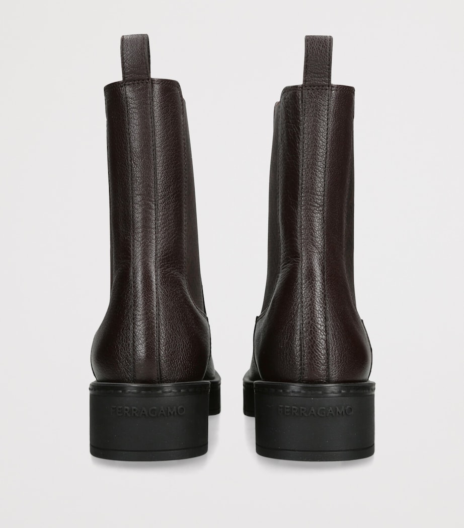 Leather Mohave Chelsea Boots BROWN Image 2