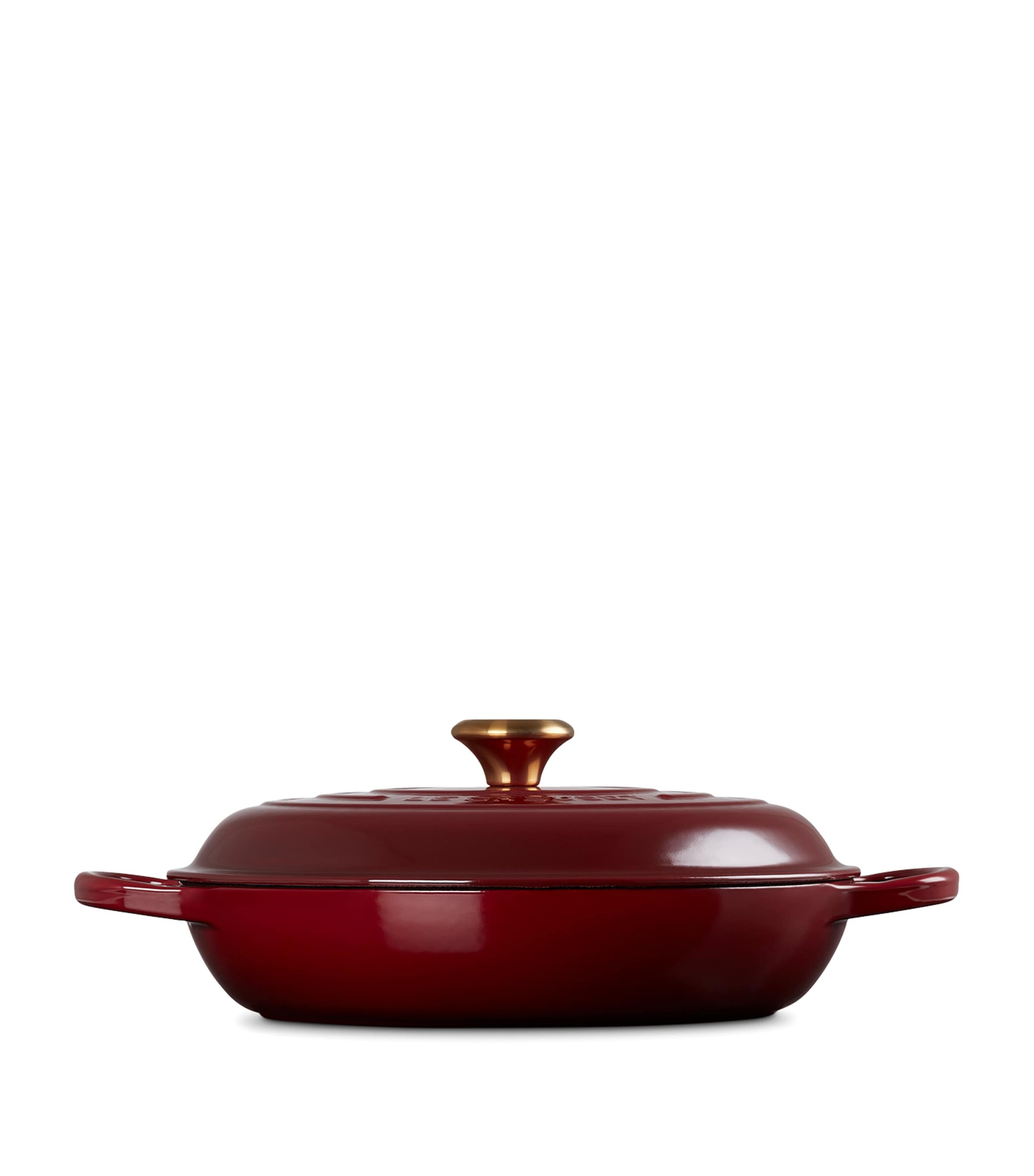 Cast Iron Shallow Casserole Dish (30cm) GARNET Image 8