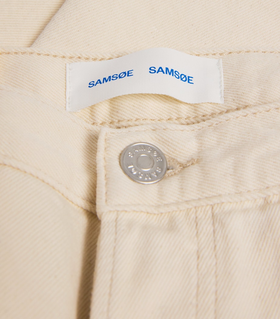 SAMSOE SAMSOE Mens Saeddie Straight Jeans Soft Natural Image 6