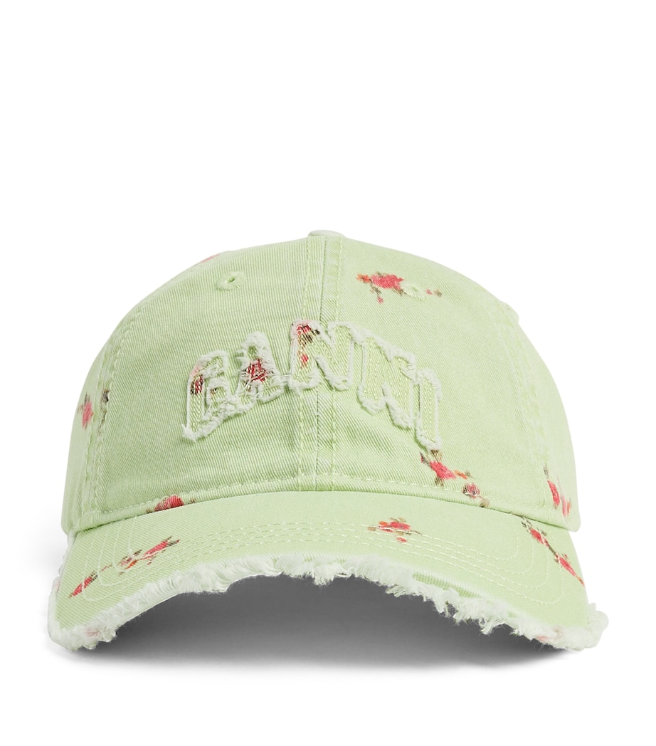 GANNI Organic Canvas Baseball Cap Seedling Image 1