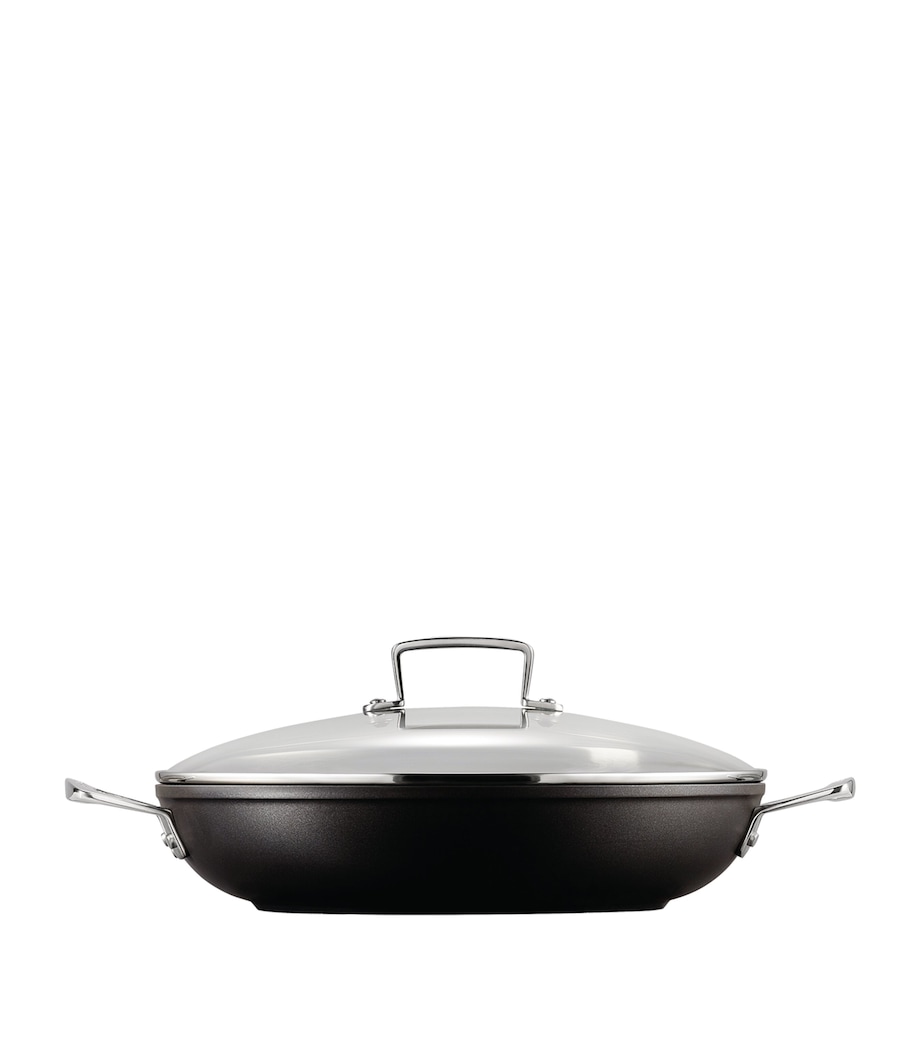 Toughened Non-Stick Shallow Casserole Dish (30cm) BLACK Image 2